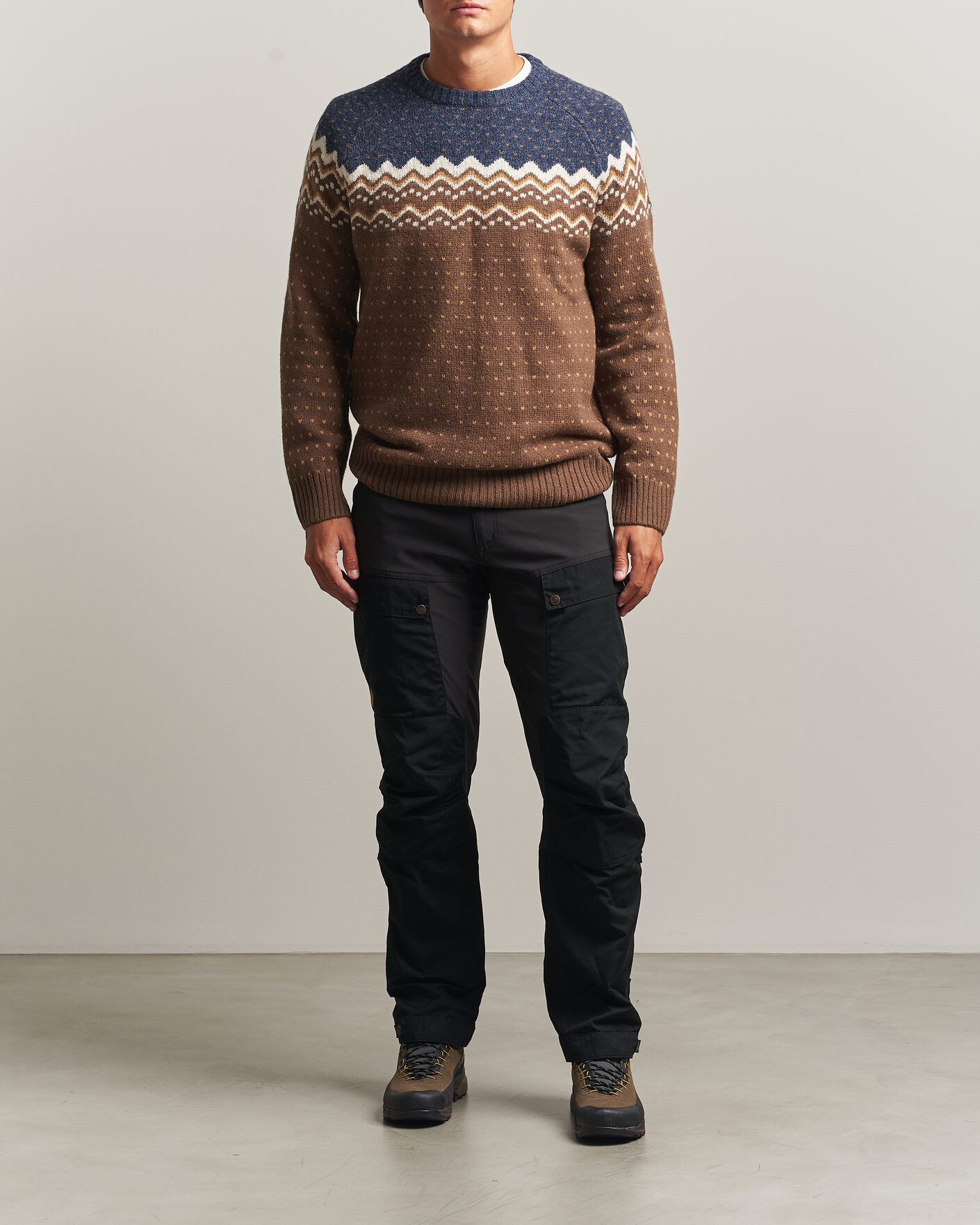 Homme | Pulls Et Tricots | Fjällräven | Övik Knit Wool Sweater Dark Oak