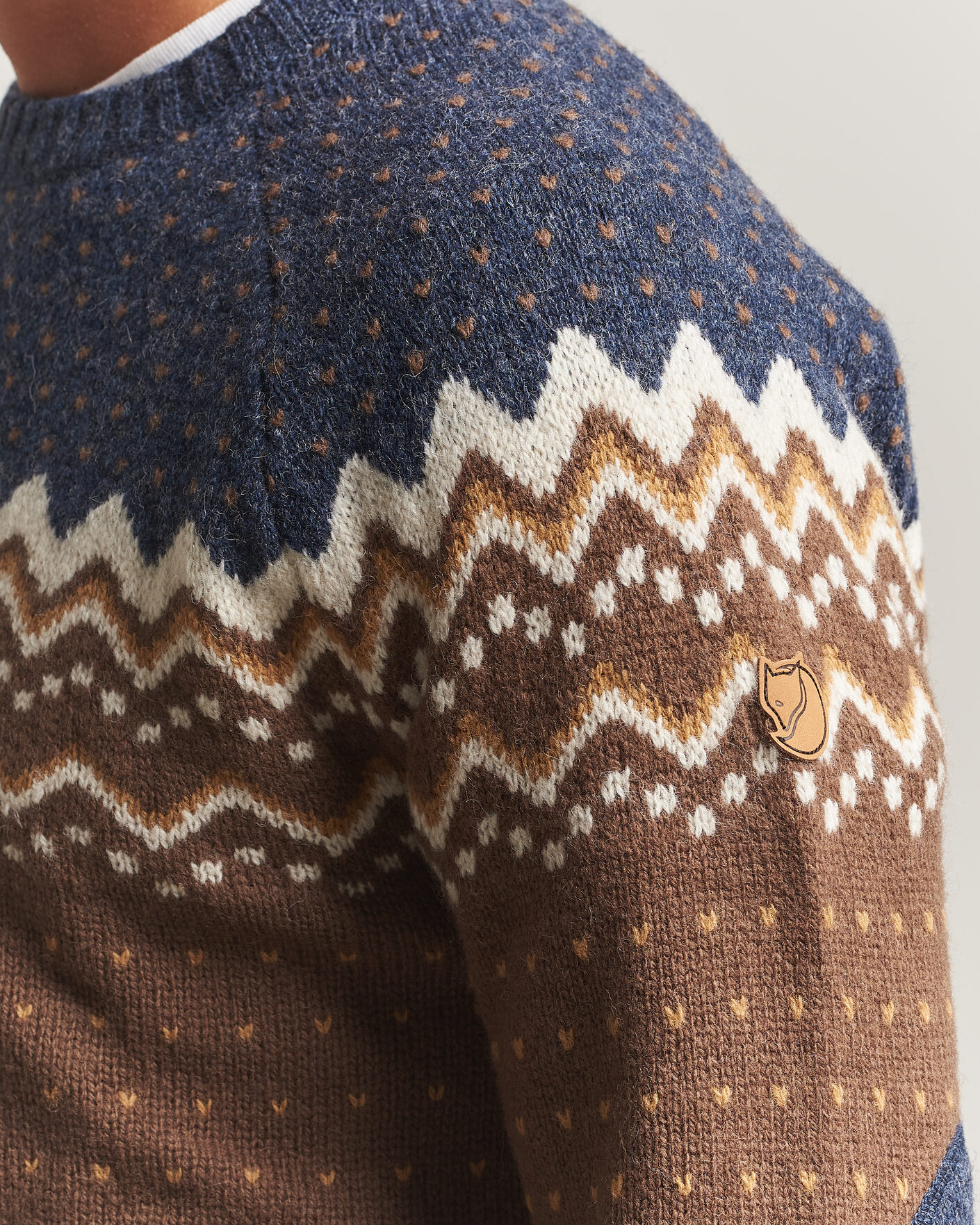 Homme | Pulls Et Tricots | Fjällräven | Övik Knit Wool Sweater Dark Oak