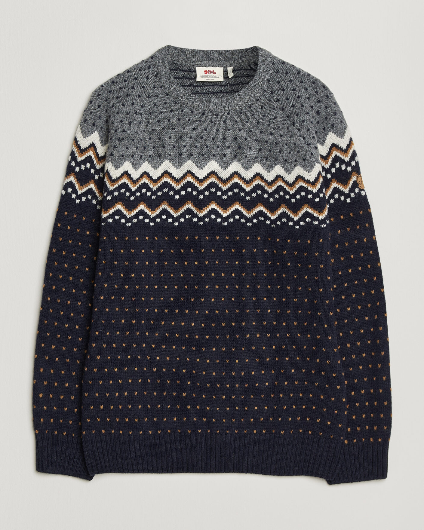 Homme | Pulls Et Tricots | Fjällräven | Övik Knit Wool Sweater Dark Navy