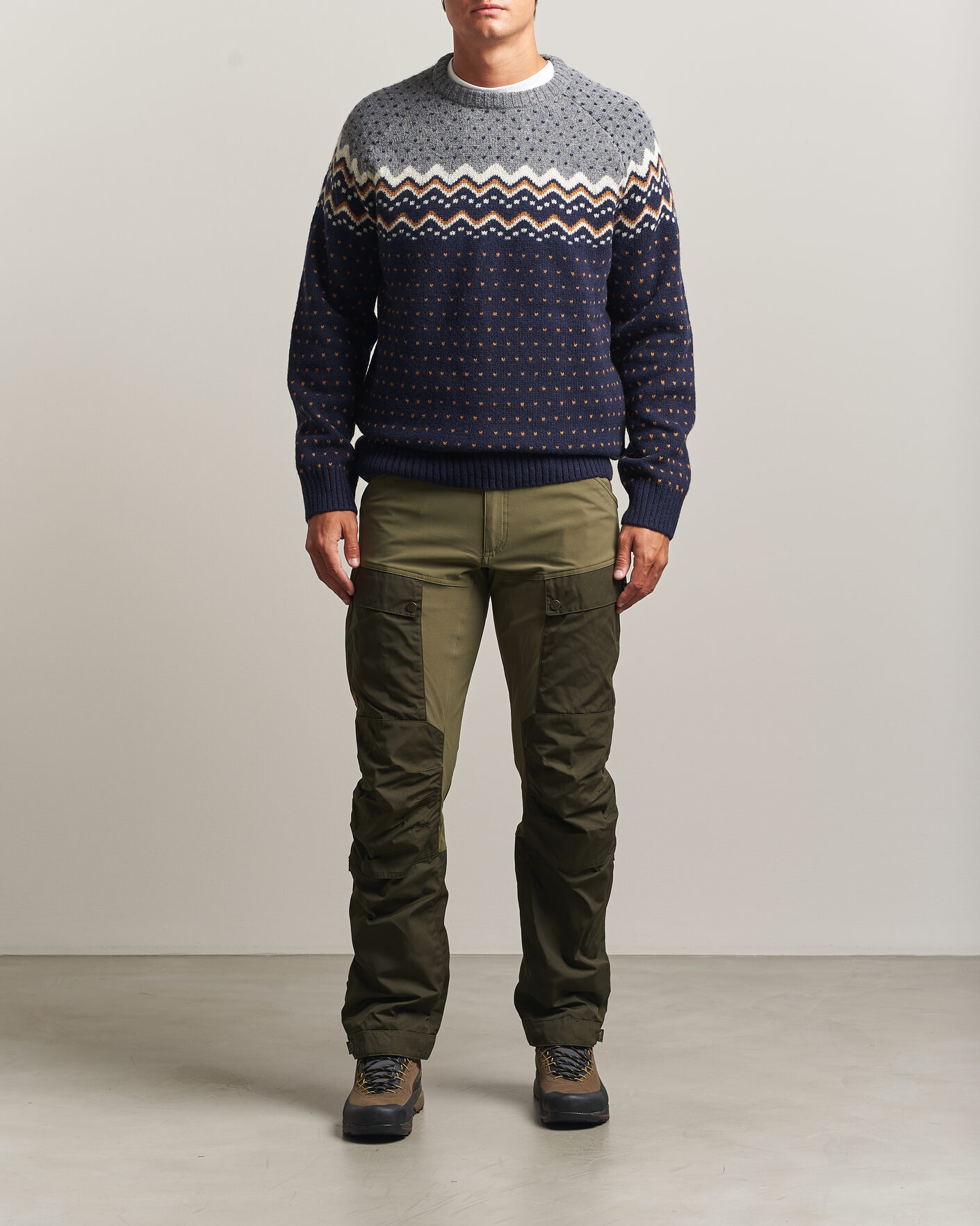 Homme | Pulls Et Tricots | Fjällräven | Övik Knit Wool Sweater Dark Navy
