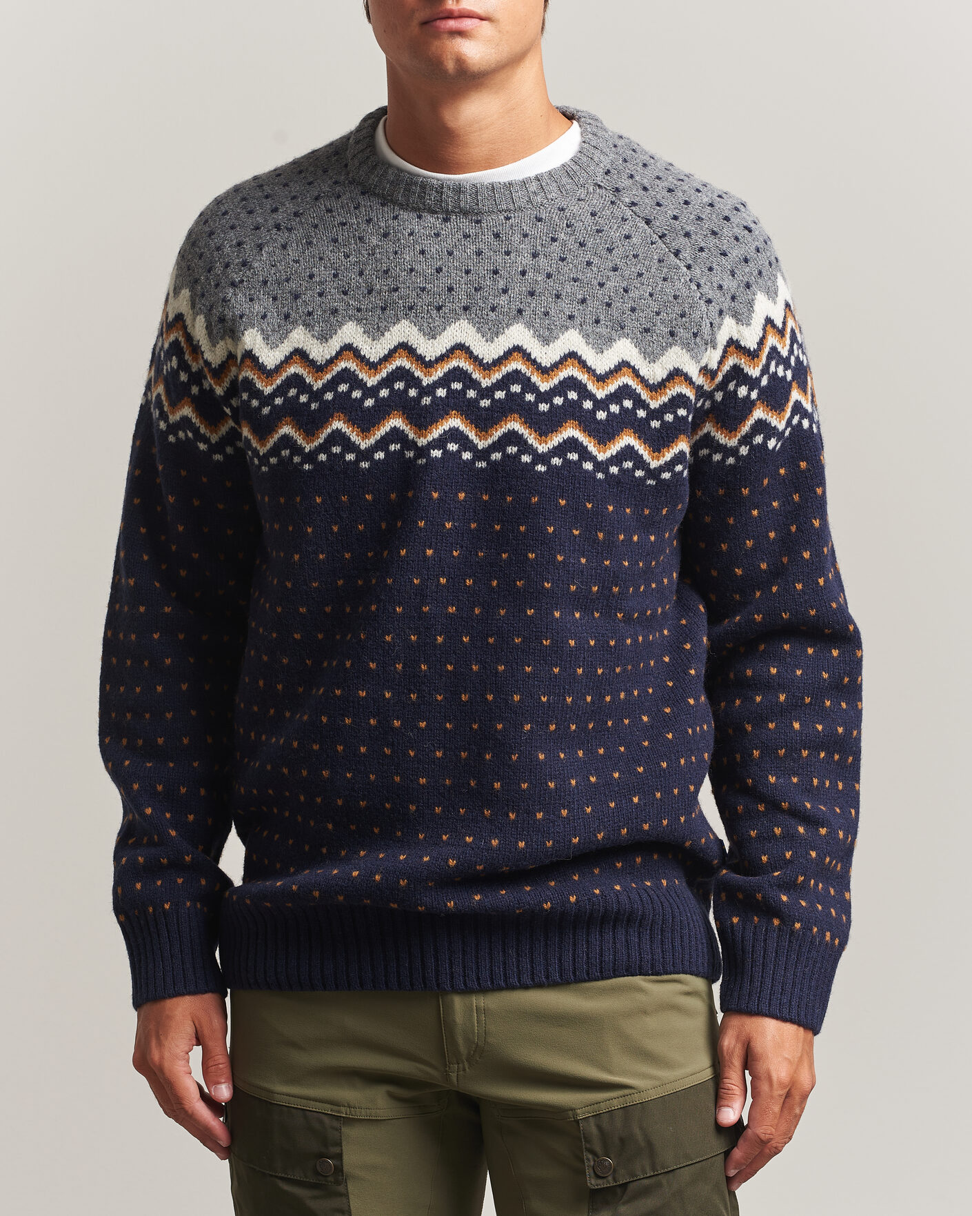 Homme | Pulls Et Tricots | Fjällräven | Övik Knit Wool Sweater Dark Navy