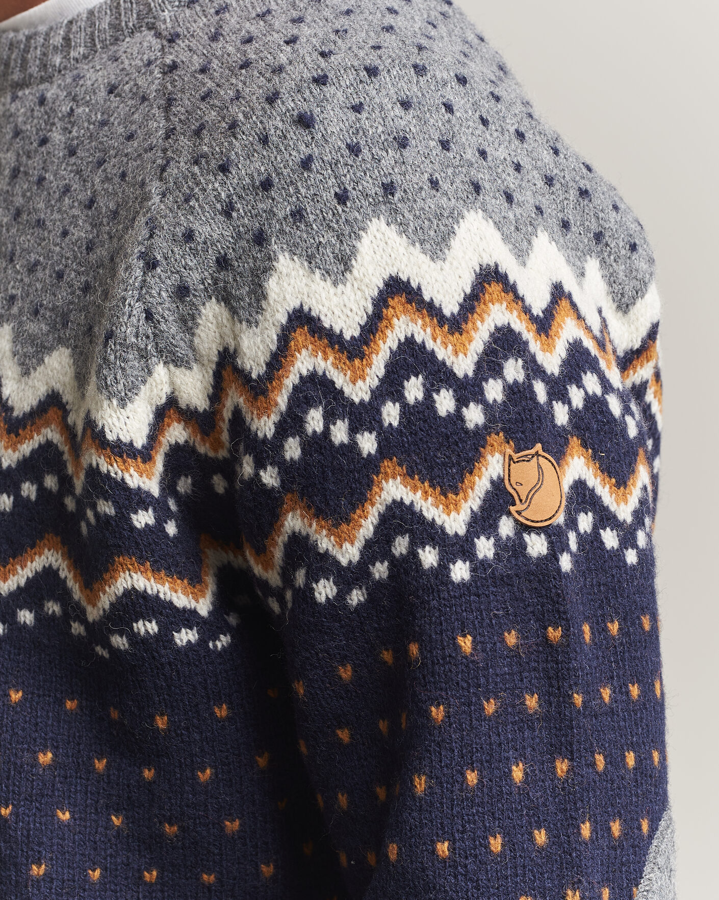Homme | Pulls Et Tricots | Fjällräven | Övik Knit Wool Sweater Dark Navy