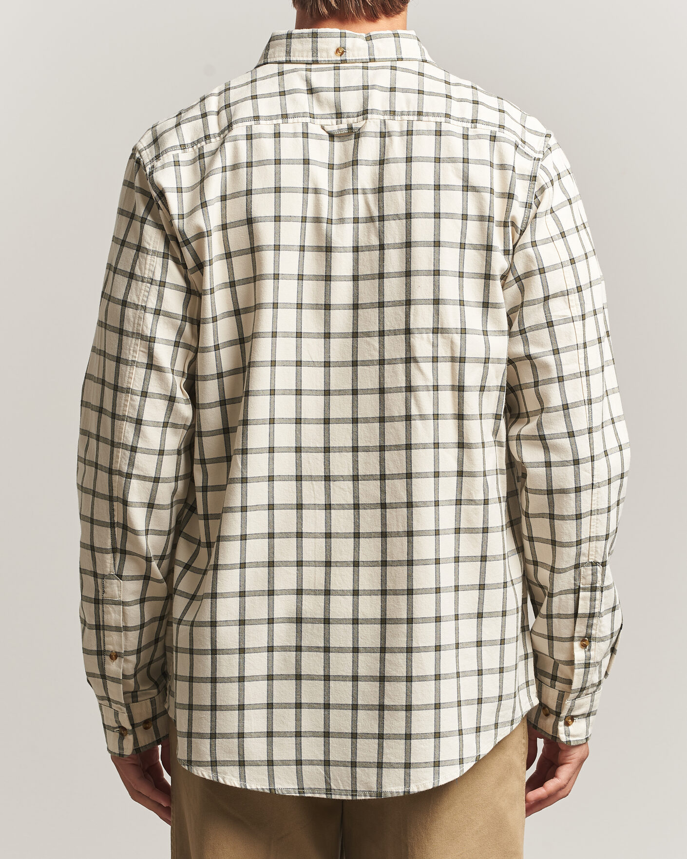 Homme | Chemises | Fjällräven | Övik Flannel Shirt Chalk White