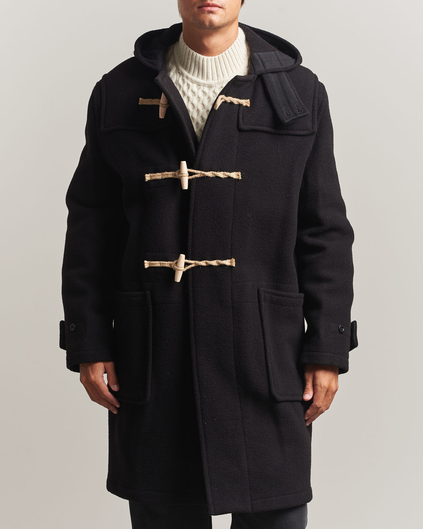 Homme | Manteaux Et Vestes | Gloverall | 575 Monty Original Duffle Coat Black