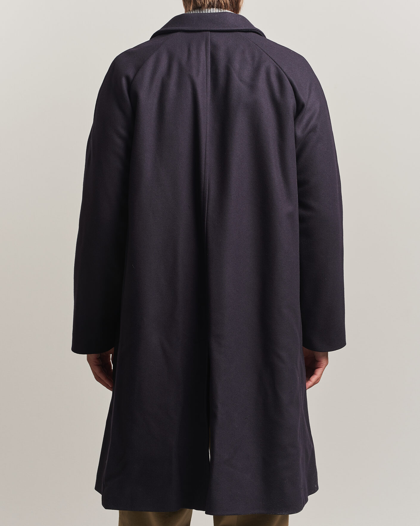 Homme | Manteaux Et Vestes | Gloverall | Chesterfield Wool/Cashmere Refined Coat Navy