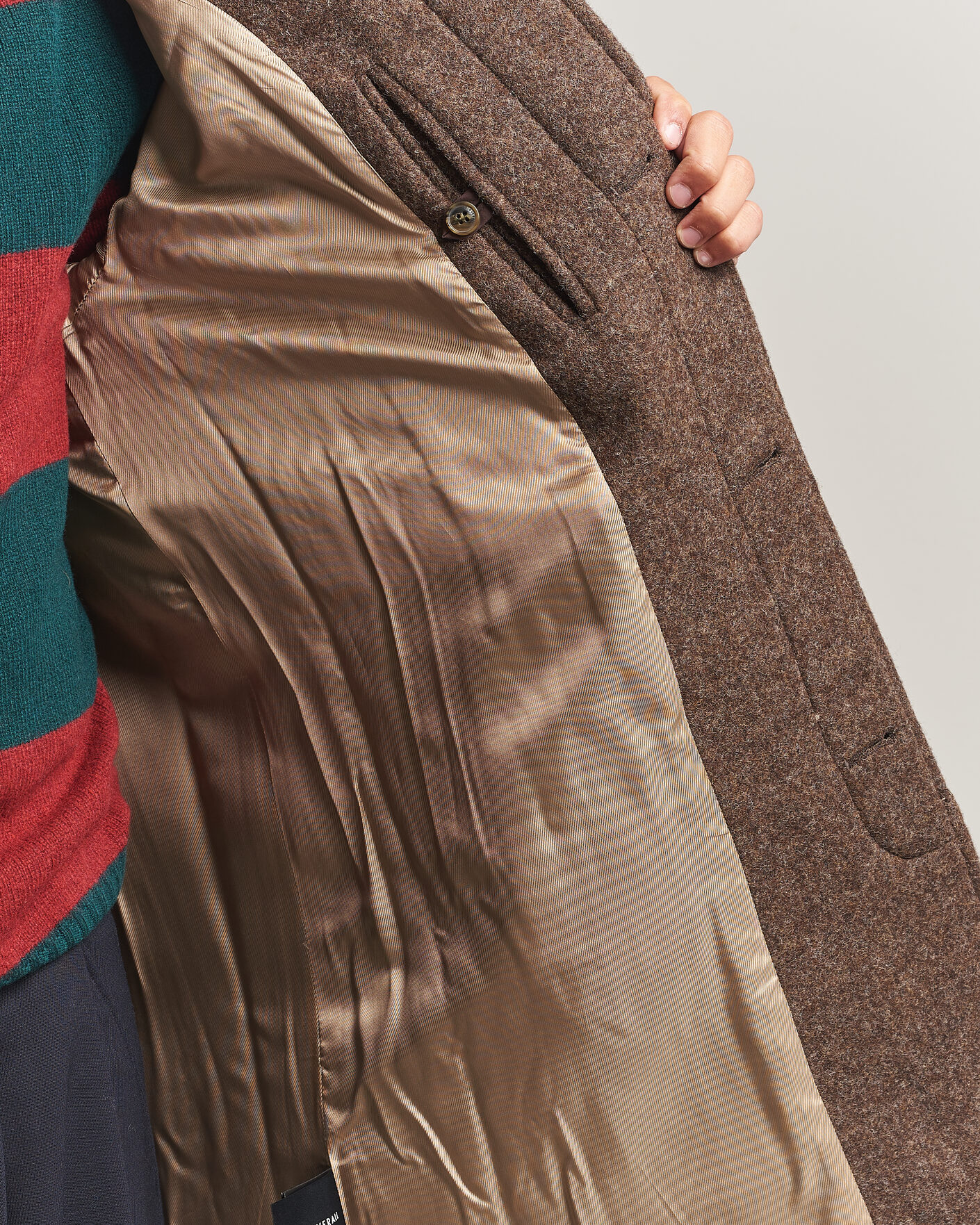 Homme | Manteaux Et Vestes | Gloverall | Hynes Wool Coat Mocha