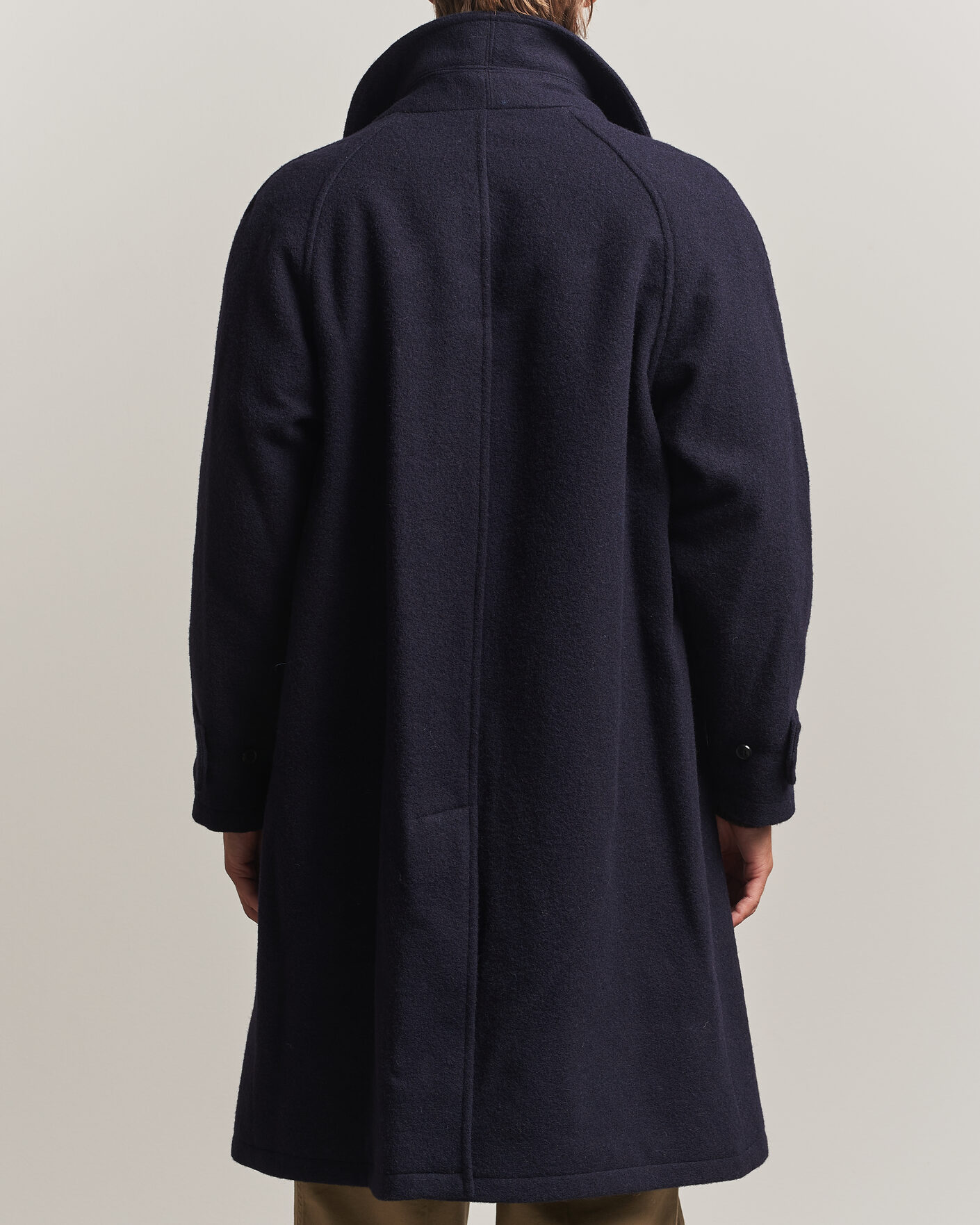 Homme | Manteaux Et Vestes | Gloverall | Hynes Wool Coat Navy