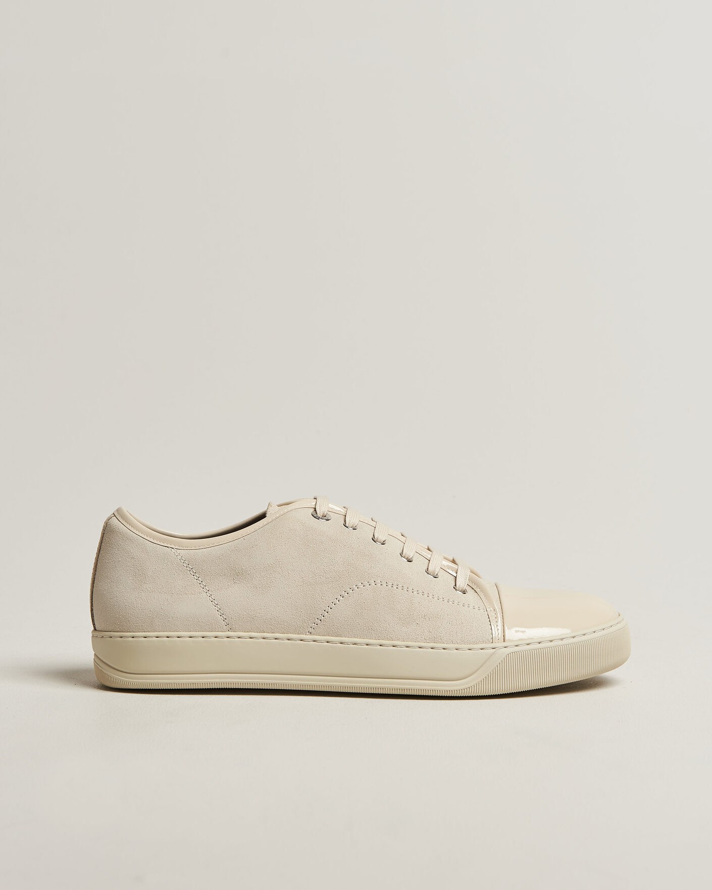 Homme | Baskets | Lanvin | DBB1 Patent Cap Toe Sneaker Light Beige