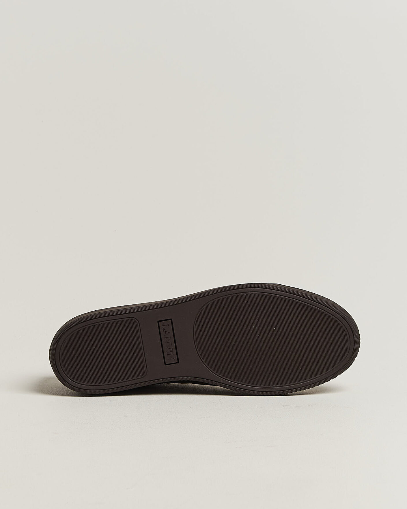 Homme | Baskets | Lanvin | DBB1 Grain Leather Cap Toe Sneaker Brown