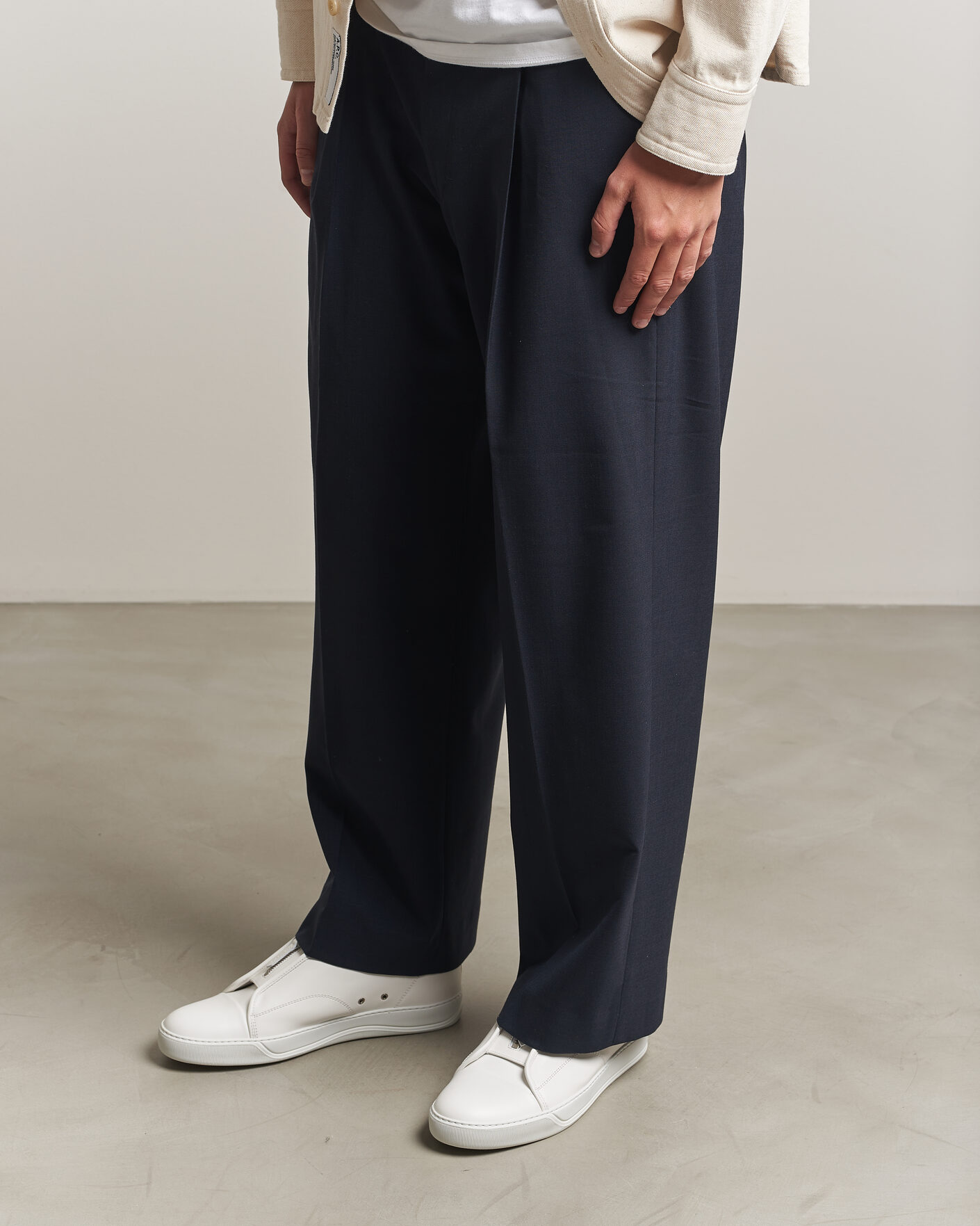Homme | Baskets | Lanvin | DBB1 Zip Sneakers White