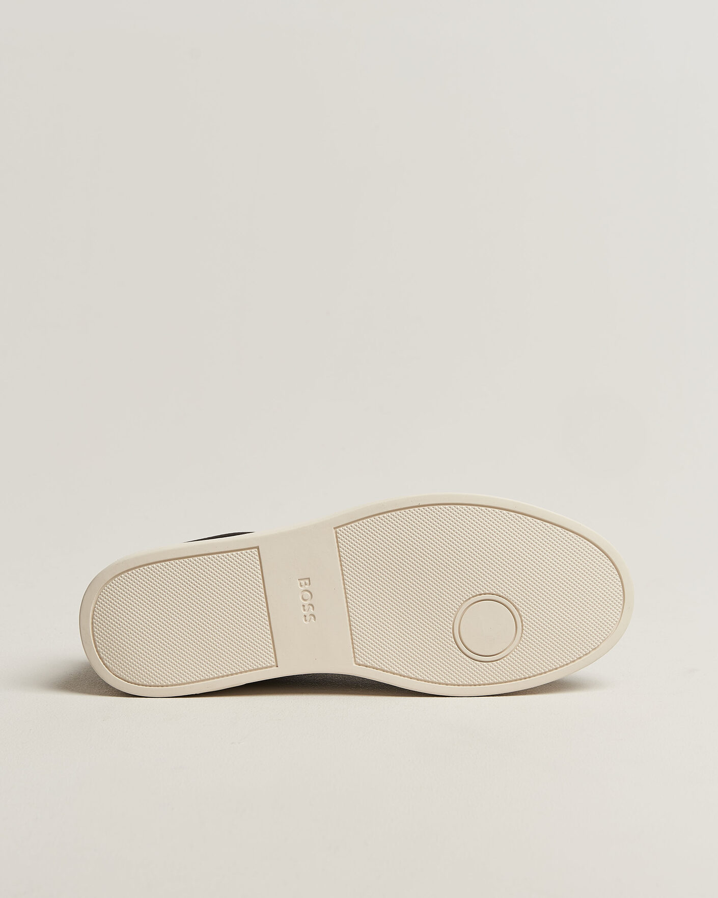Homme | Baskets | BOSS BLACK | Kieran Grained Leather Sneaker Dark Brown