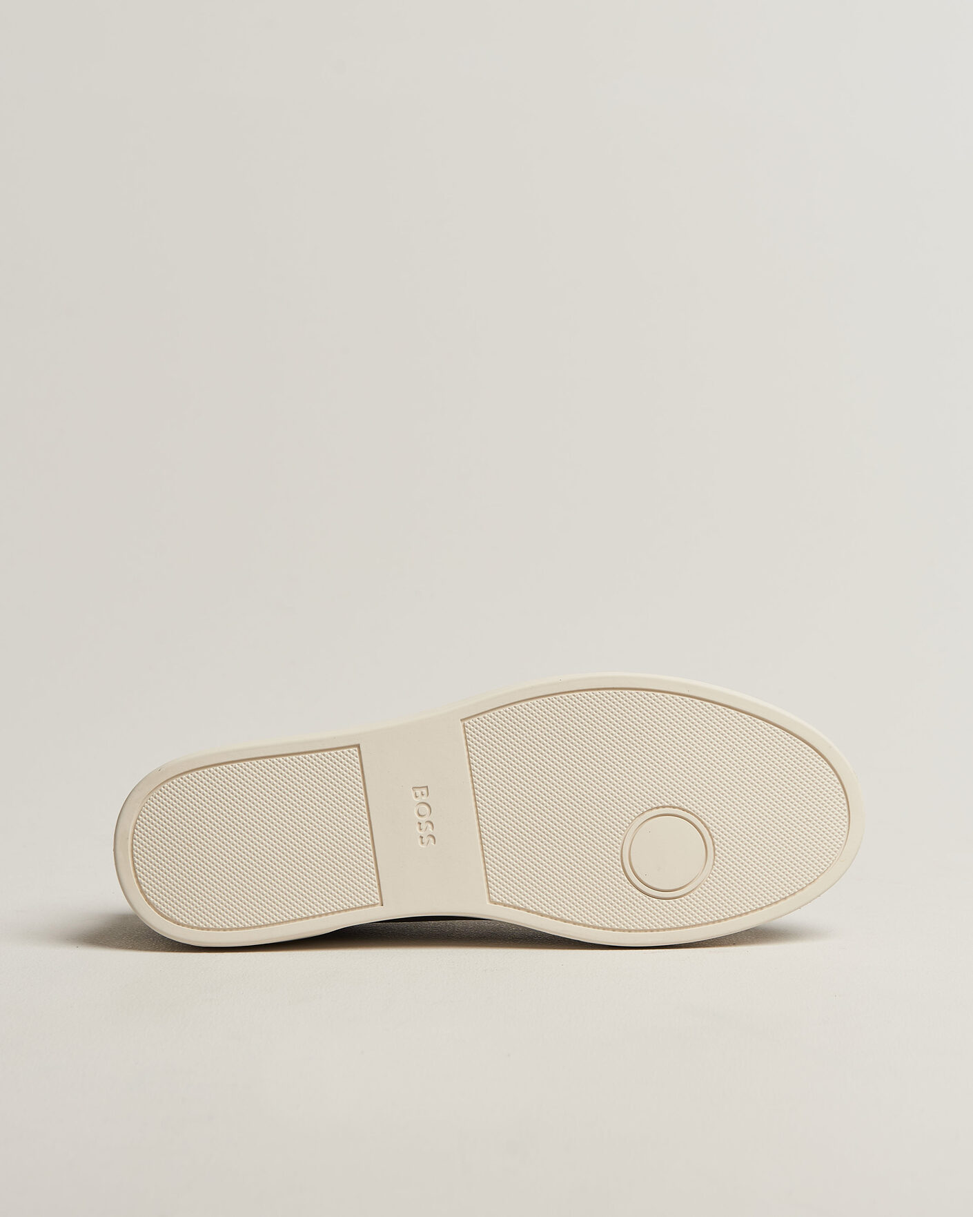 Homme | Baskets | BOSS BLACK | Kieran Grained Leather Sneaker Dark Blue