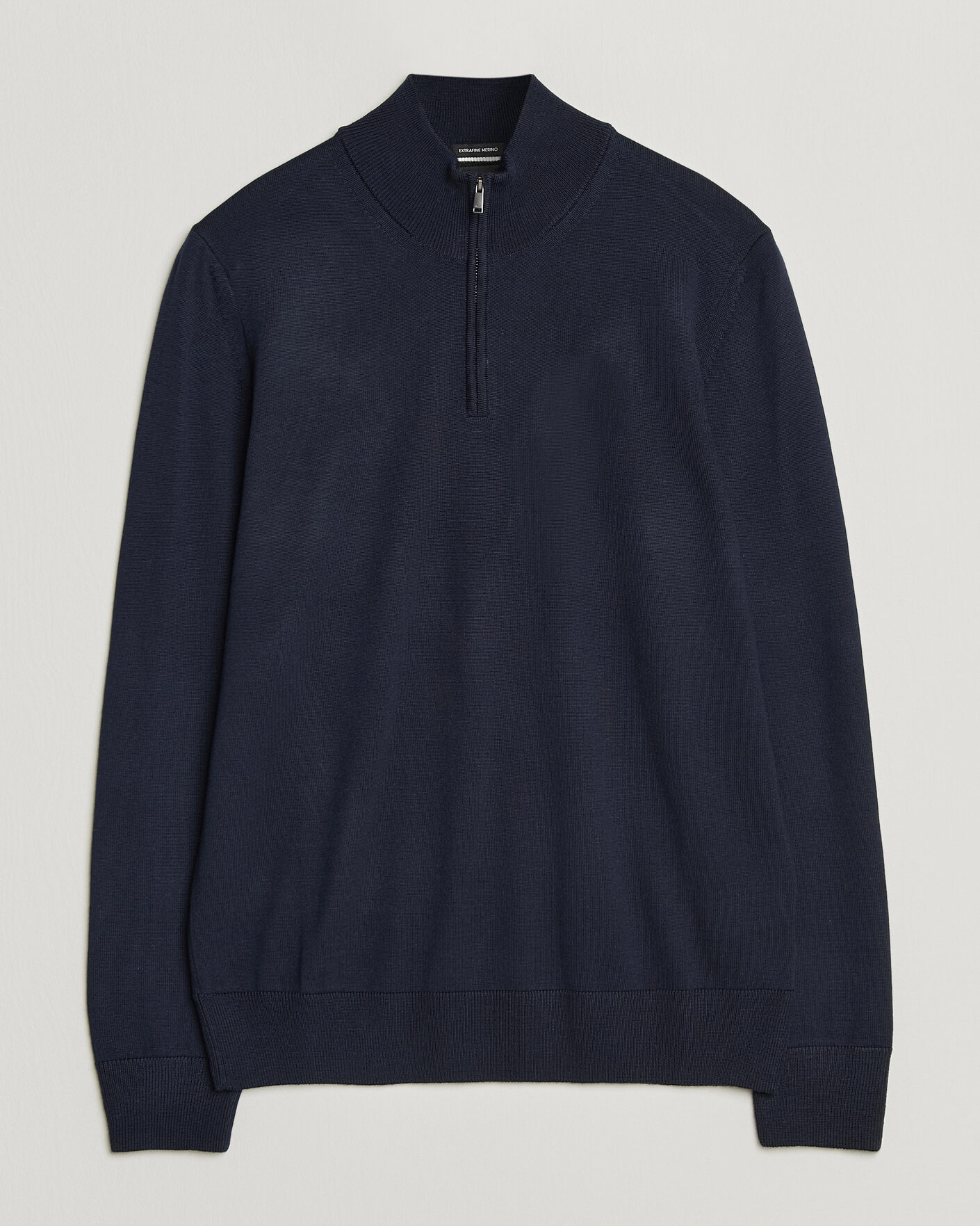 Homme | Pulls Et Tricots | BOSS BLACK | Ebenji Merino Knitted Half Zip Dark Blue