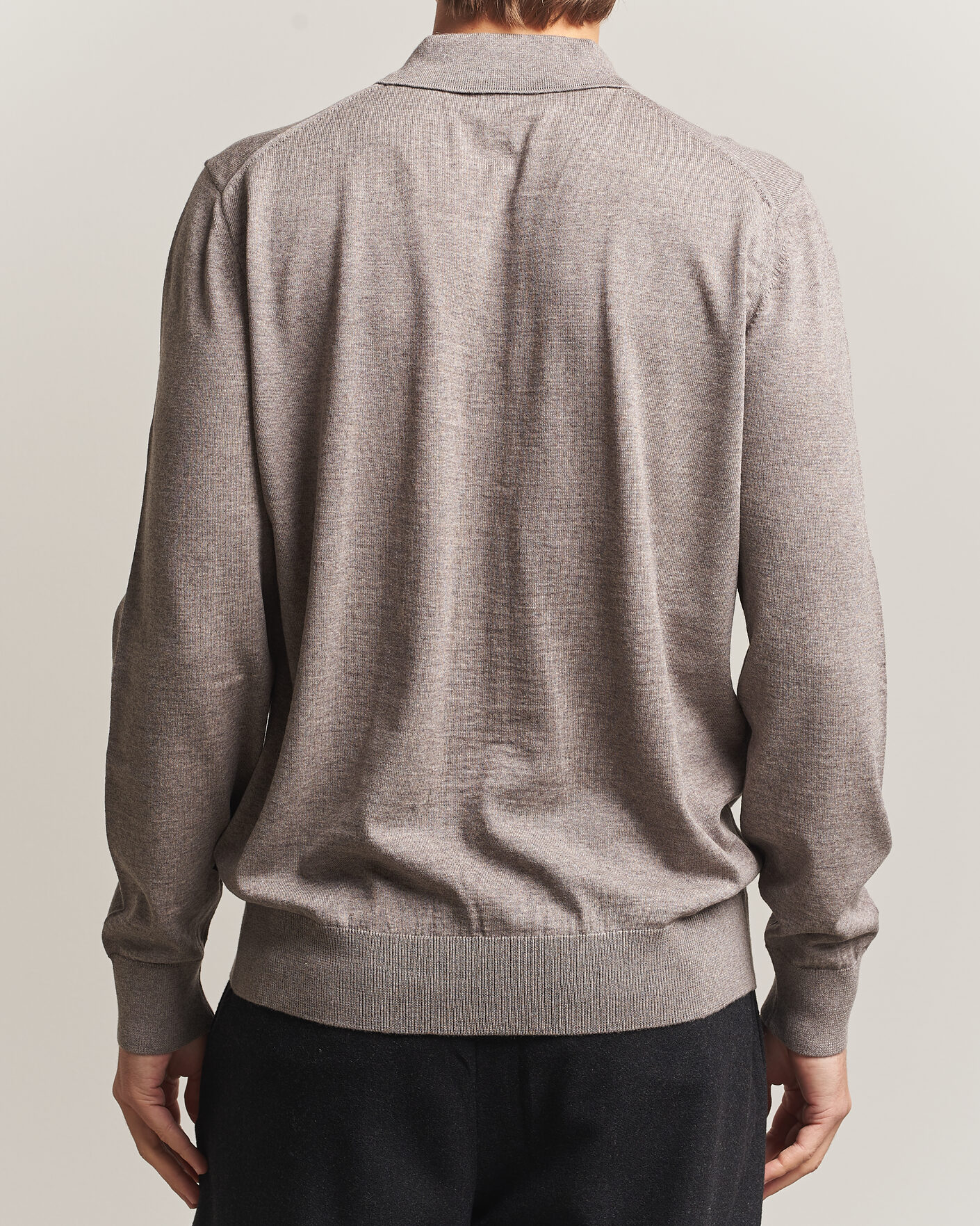 Homme | Pulls Et Tricots | BOSS BLACK | Helbert Merino Knitted Cardigan Open Brown