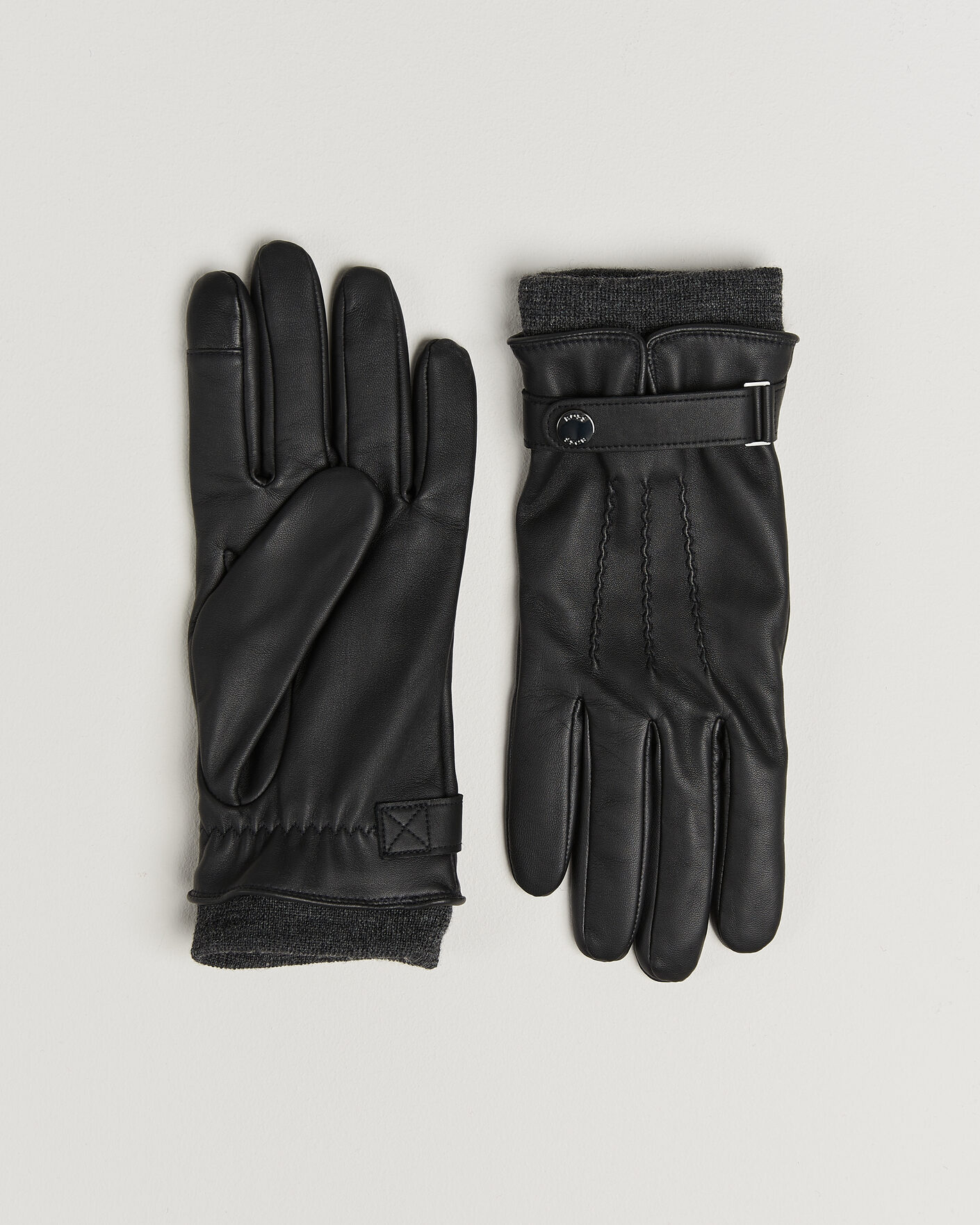 Homme | Gants | BOSS BLACK | Hyden Leather Glove Black