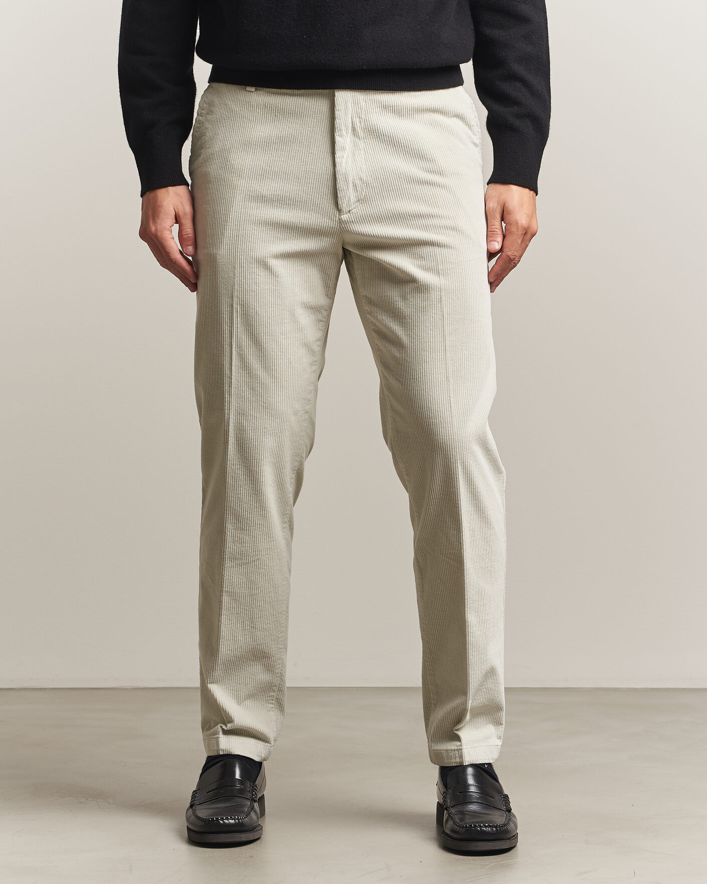 Homme | Pantalons | BOSS BLACK | Kane Structured Cotton Chino Open White