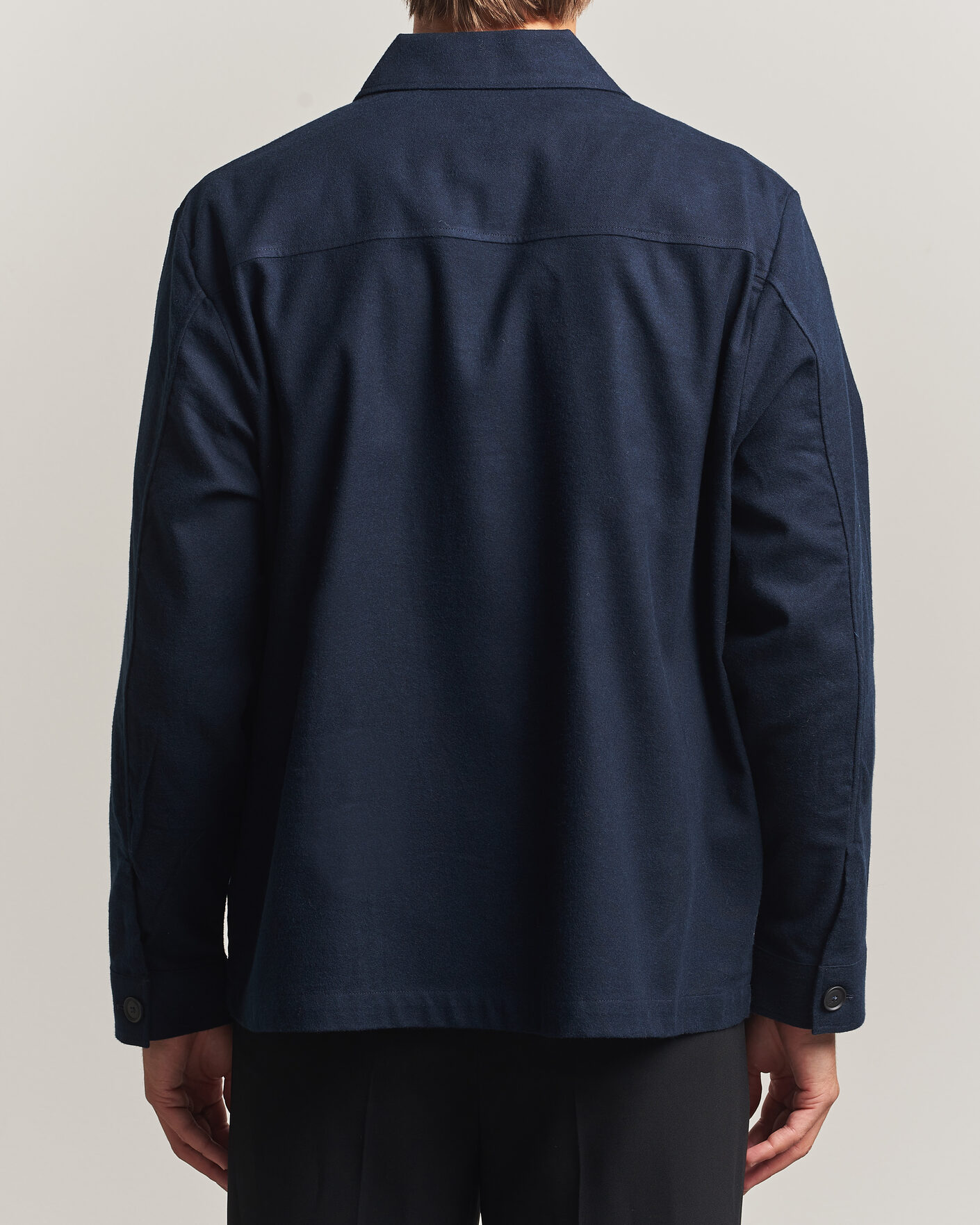 Homme | Chemises | BOSS BLACK | Cai Cotton Overshirt Dark Blue