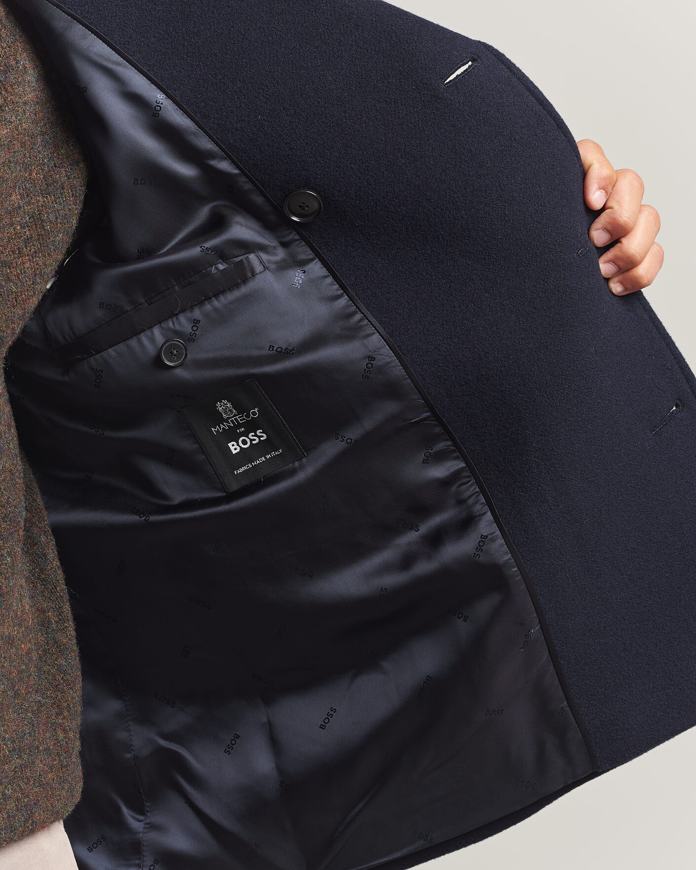 Homme | Manteaux Et Vestes | BOSS BLACK | Hyde Wool Peacoat Dark Blue