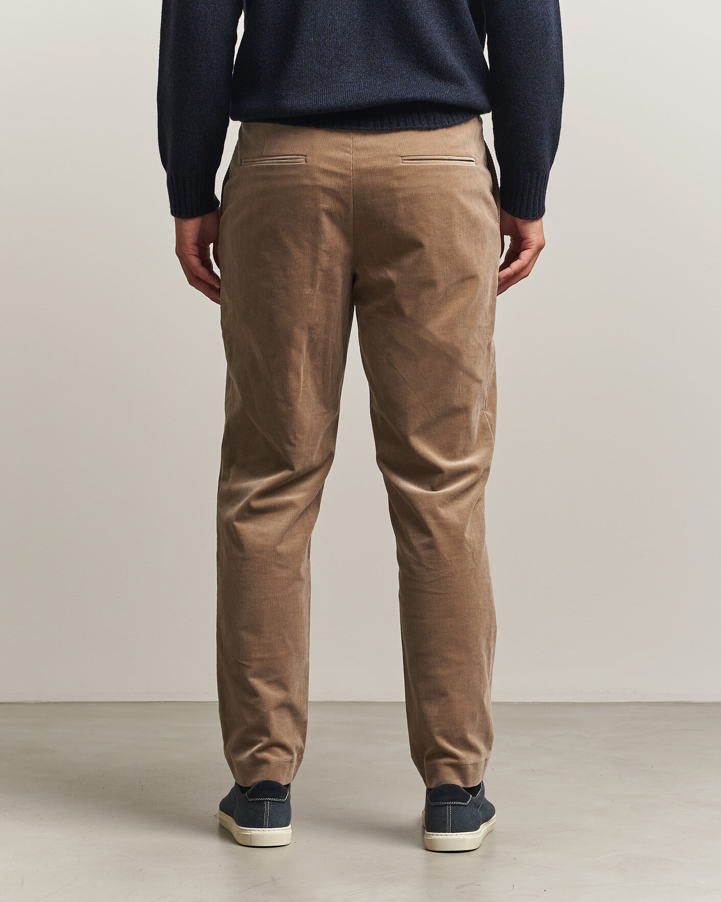 Homme | Pantalons | BOSS BLACK | Perin Corduroy Drawstring Trousers Open Brown