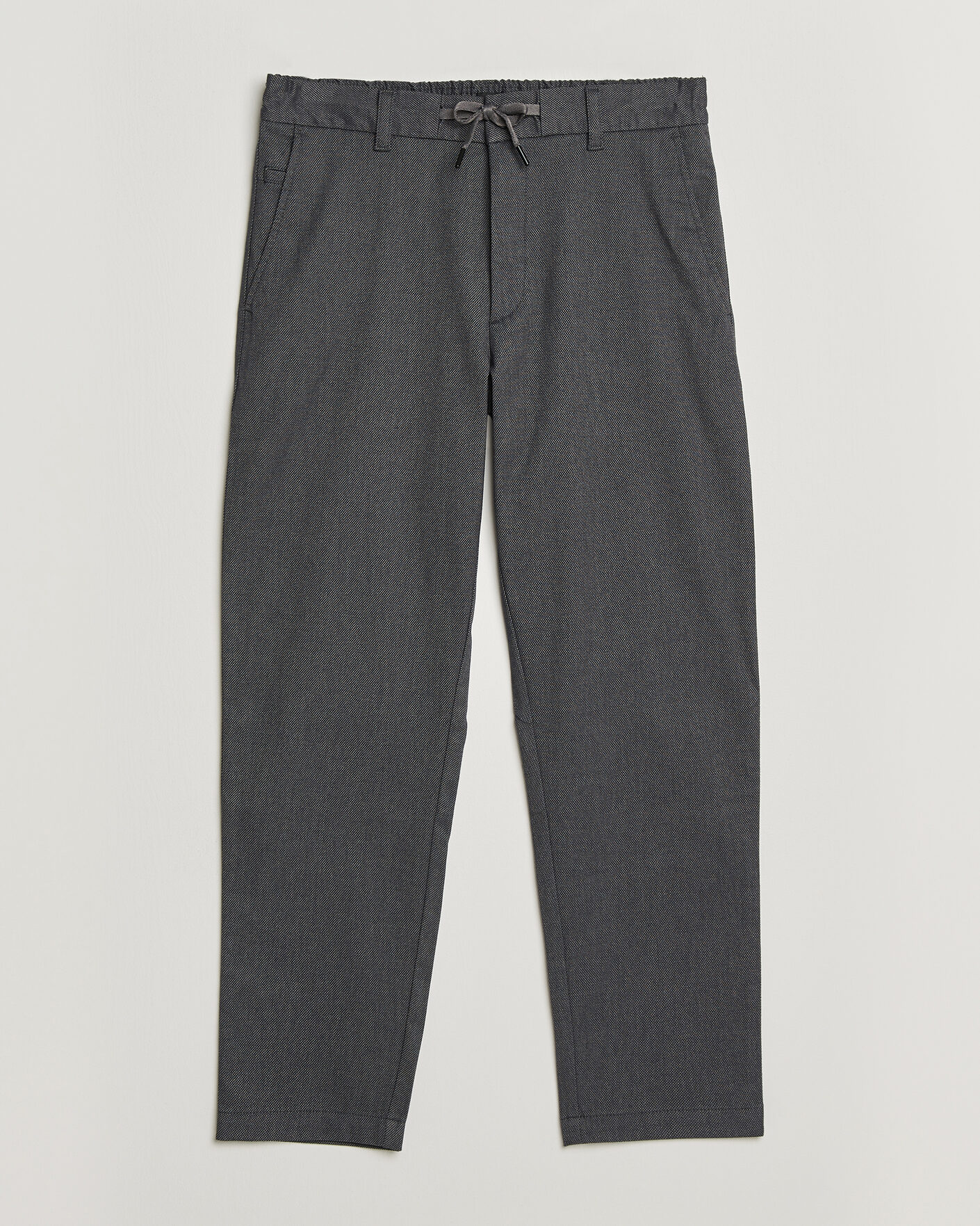 Homme | Pantalons | BOSS ORANGE | Tapered Fit Drawstring Chino Dark Grey