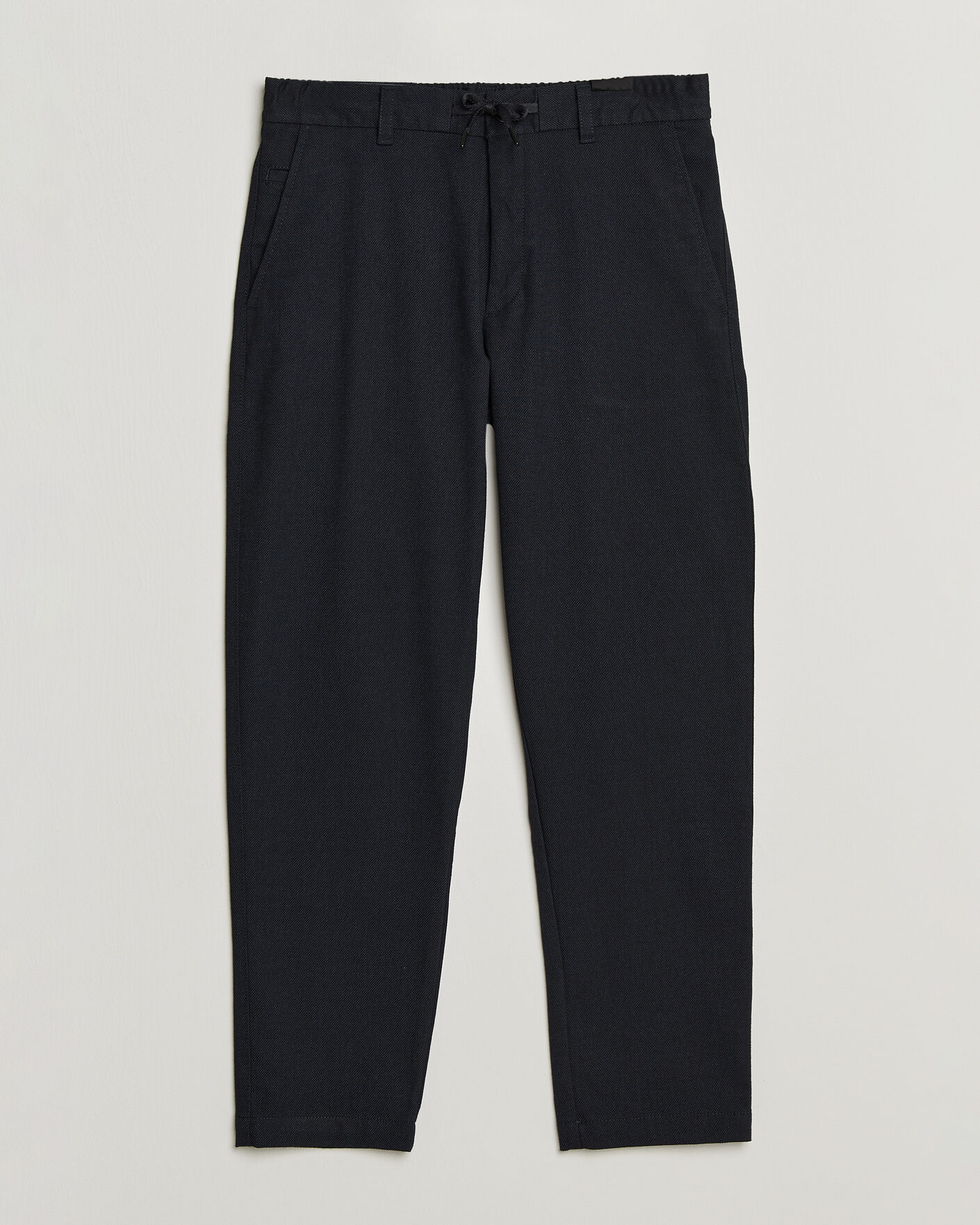 Homme | Pantalons | BOSS ORANGE | Tapered Fit Drawstring Chino Dark Blue