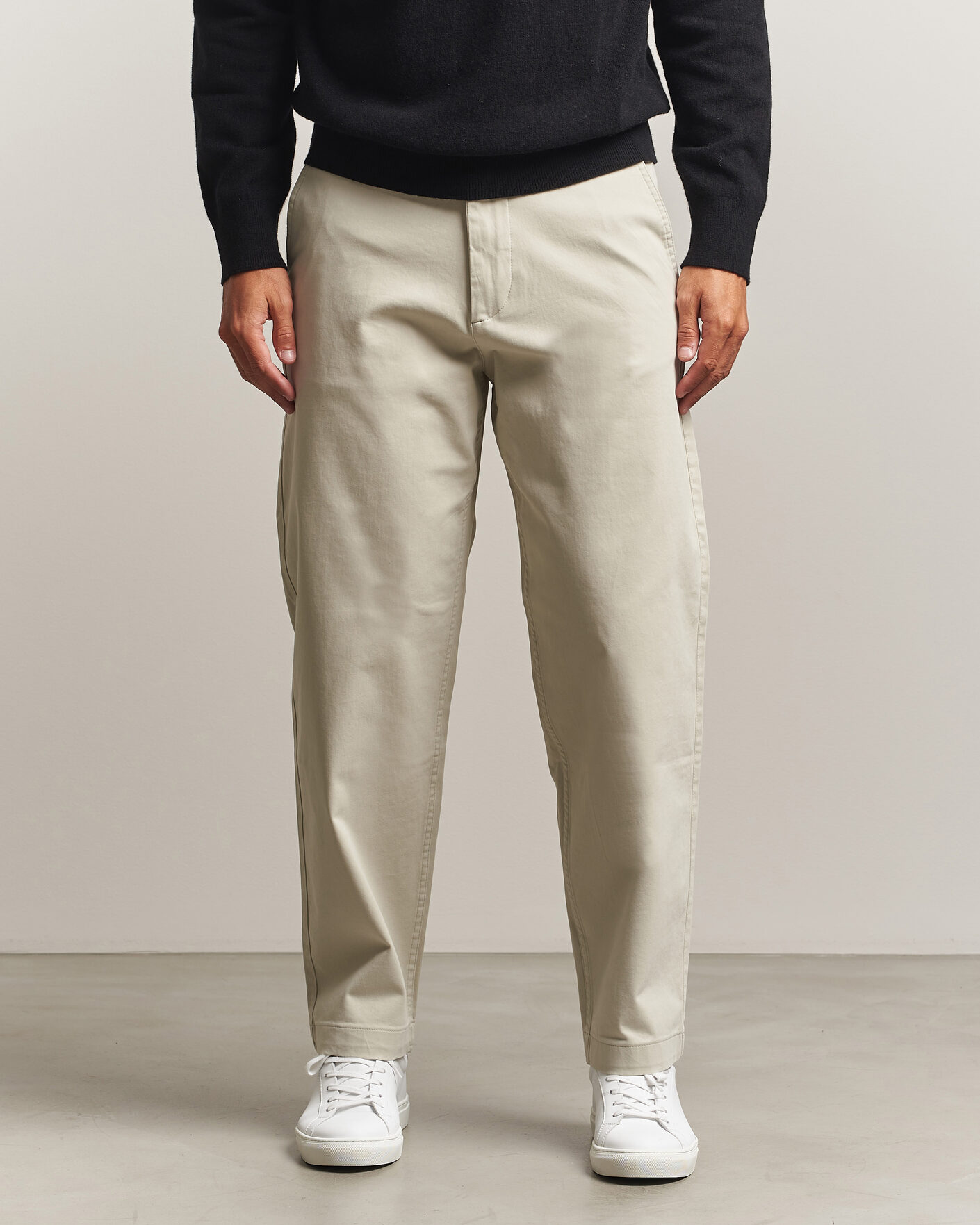 Homme | Pantalons | BOSS ORANGE | Cotton Chino Light Beige