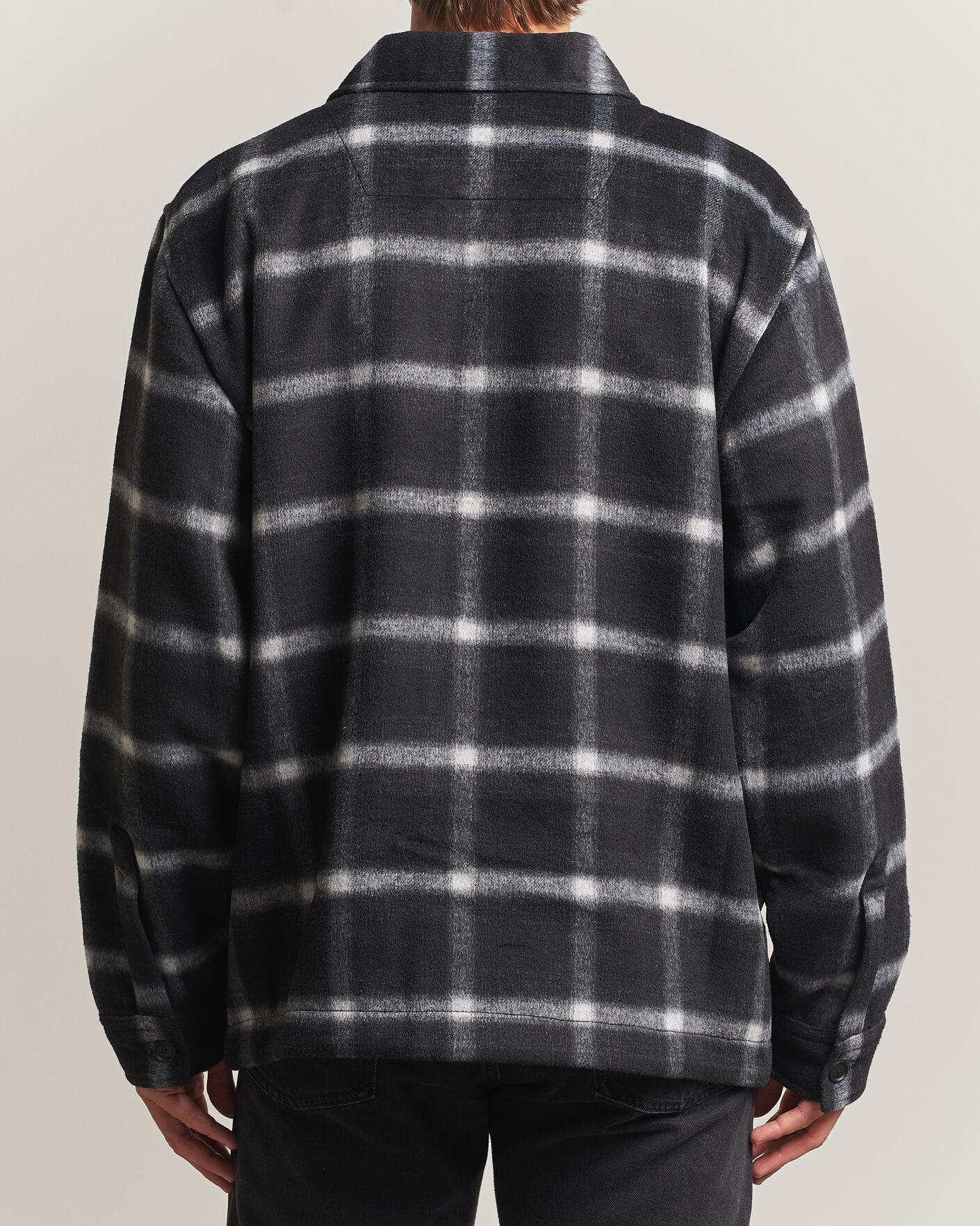 Homme | Manteaux Et Vestes | BOSS ORANGE | Losky Flannel Checked Overshirt Black