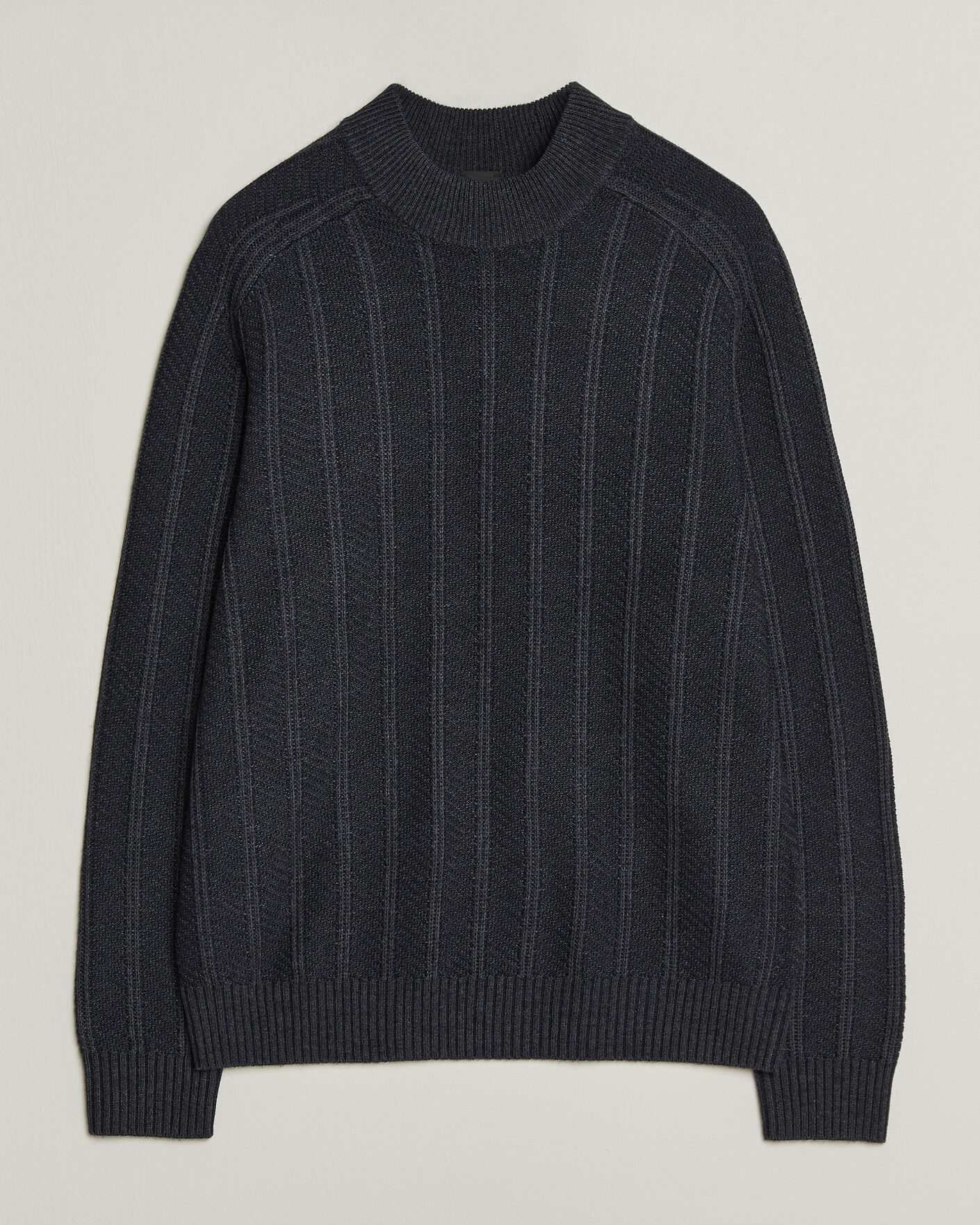 Homme | Pulls Et Tricots | BOSS ORANGE | Katoolo Wool/Cotton Knitted Turtleneck Dark Blue