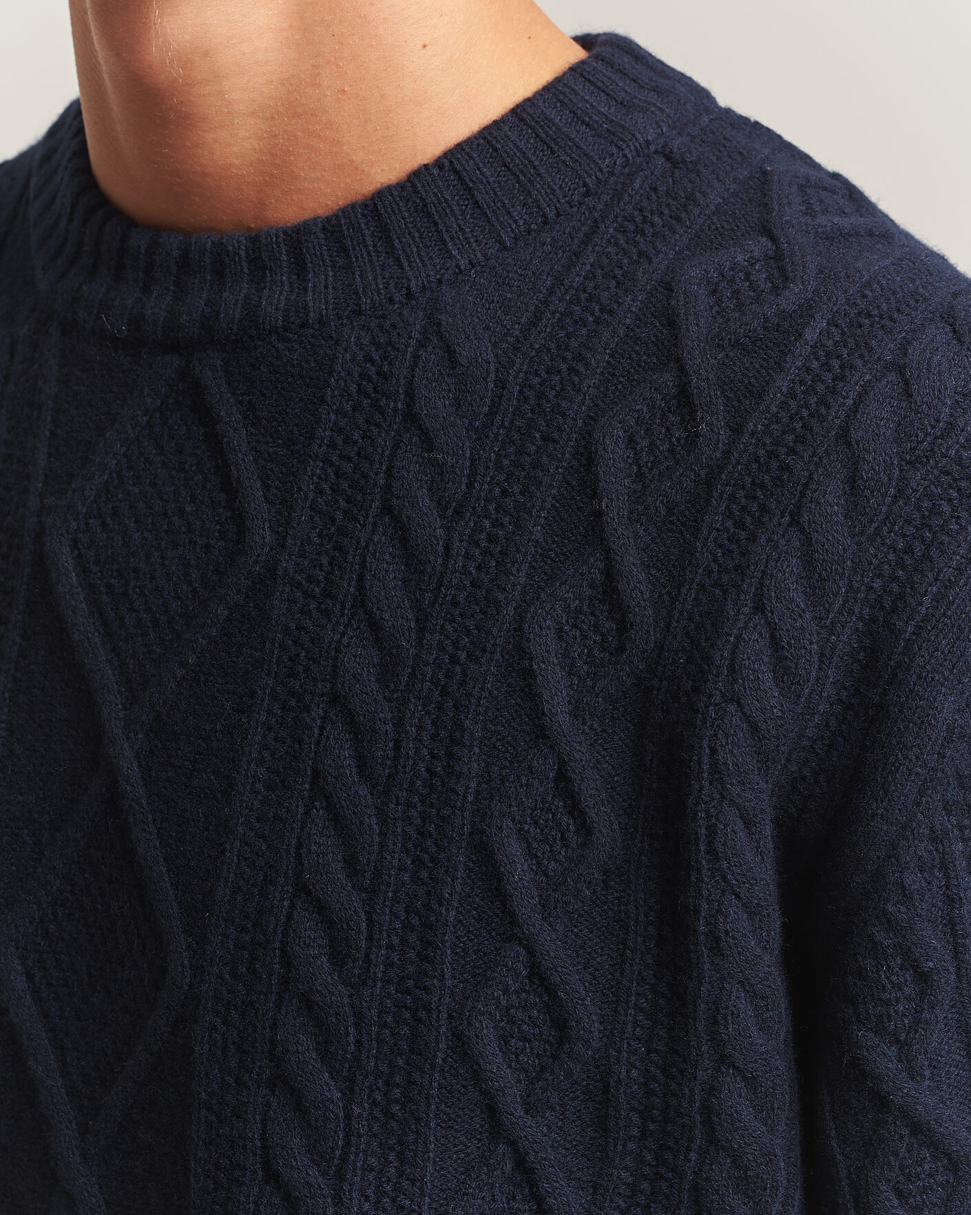 Homme | Pulls Et Tricots | BOSS ORANGE | Atreccio Wool Structured Knitted Sweater Dark Blue