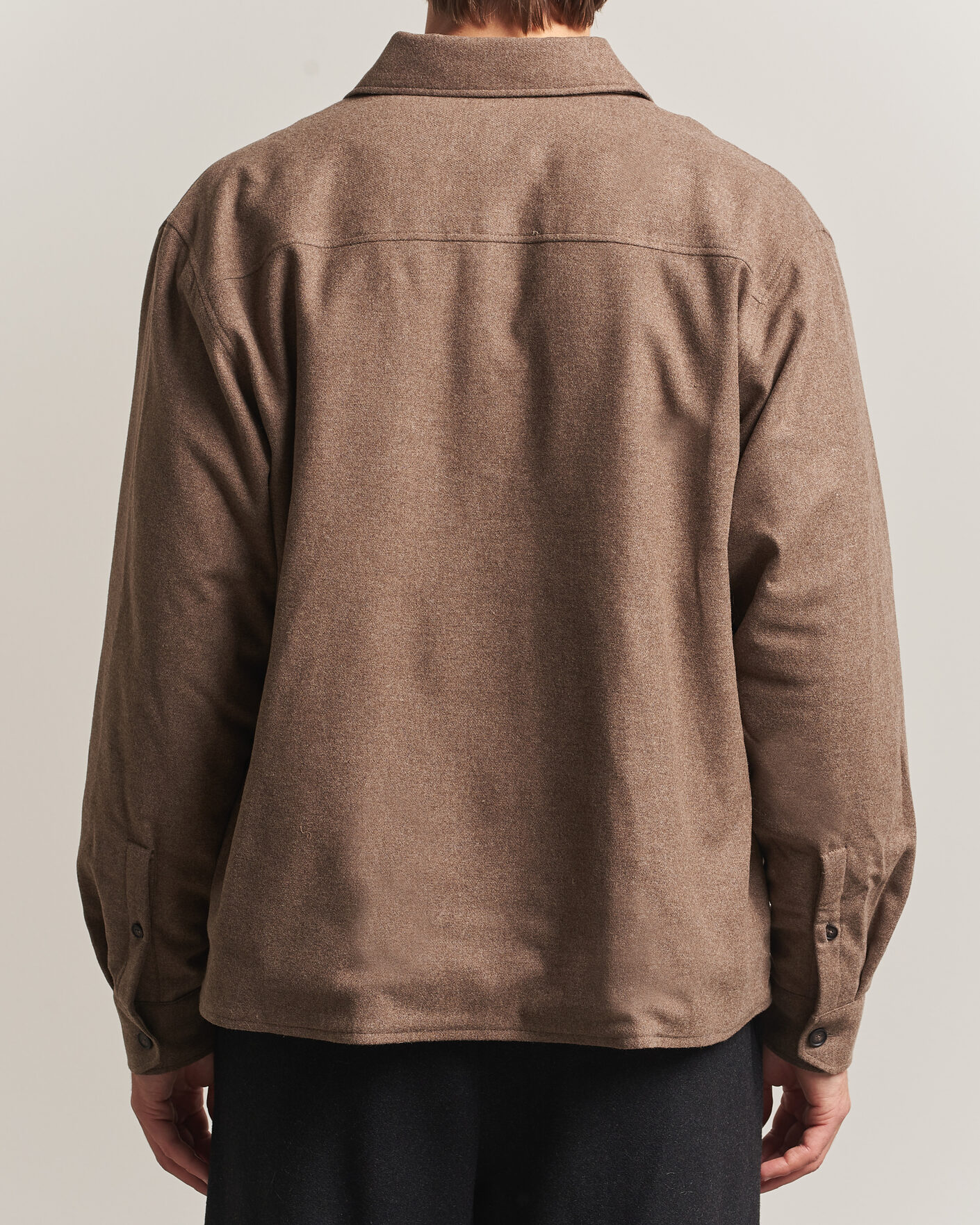 Homme | Chemises | BOSS BLACK | Colin Brushed Pocket Overshirt Open Brown