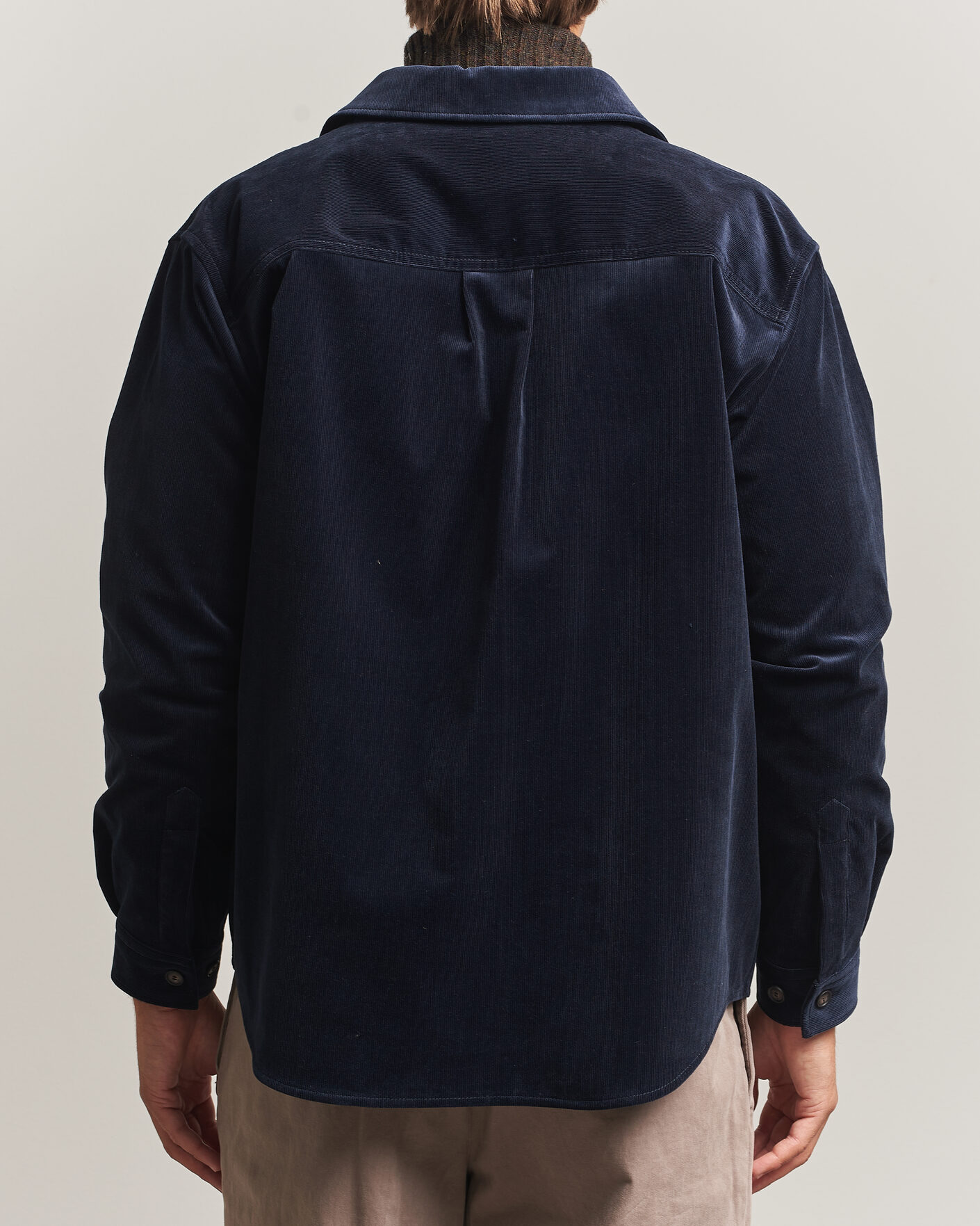 Homme | Chemises | BOSS BLACK | Carper Corduroy Overshirt Dark Blue