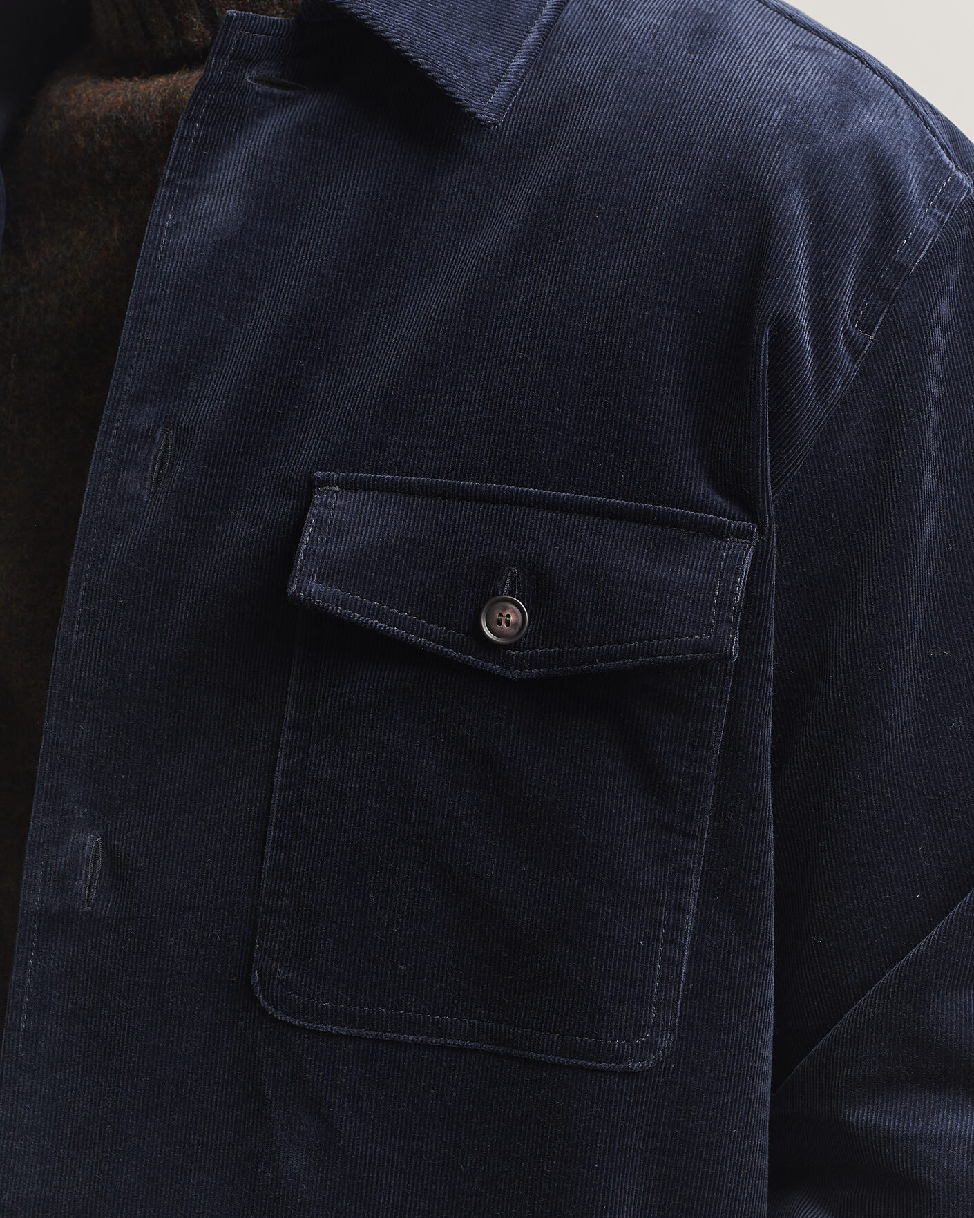 Homme | Chemises | BOSS BLACK | Carper Corduroy Overshirt Dark Blue