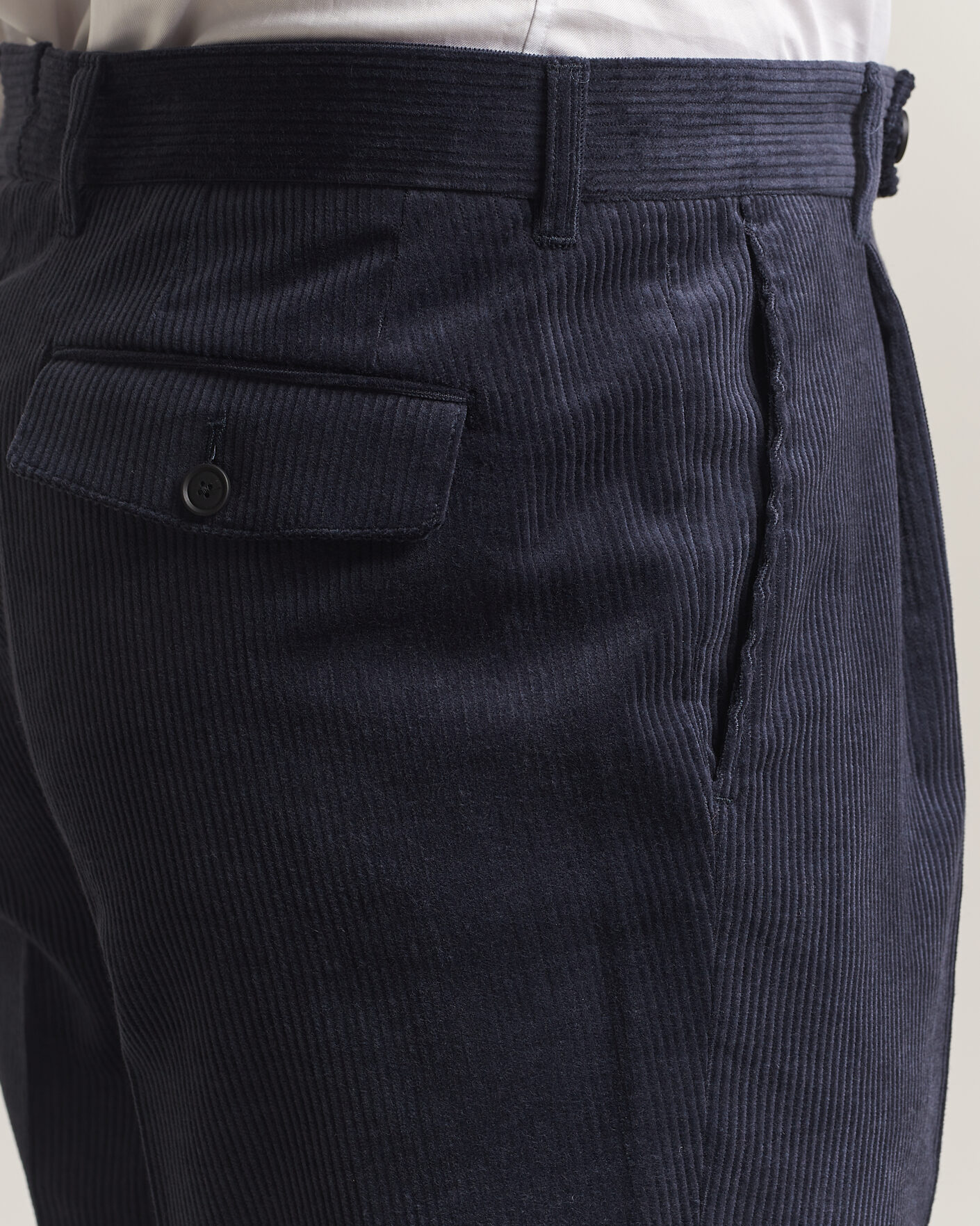 Homme | Pantalons | BOSS BLACK | Perino Corduroy Suit Trousers Open Blue
