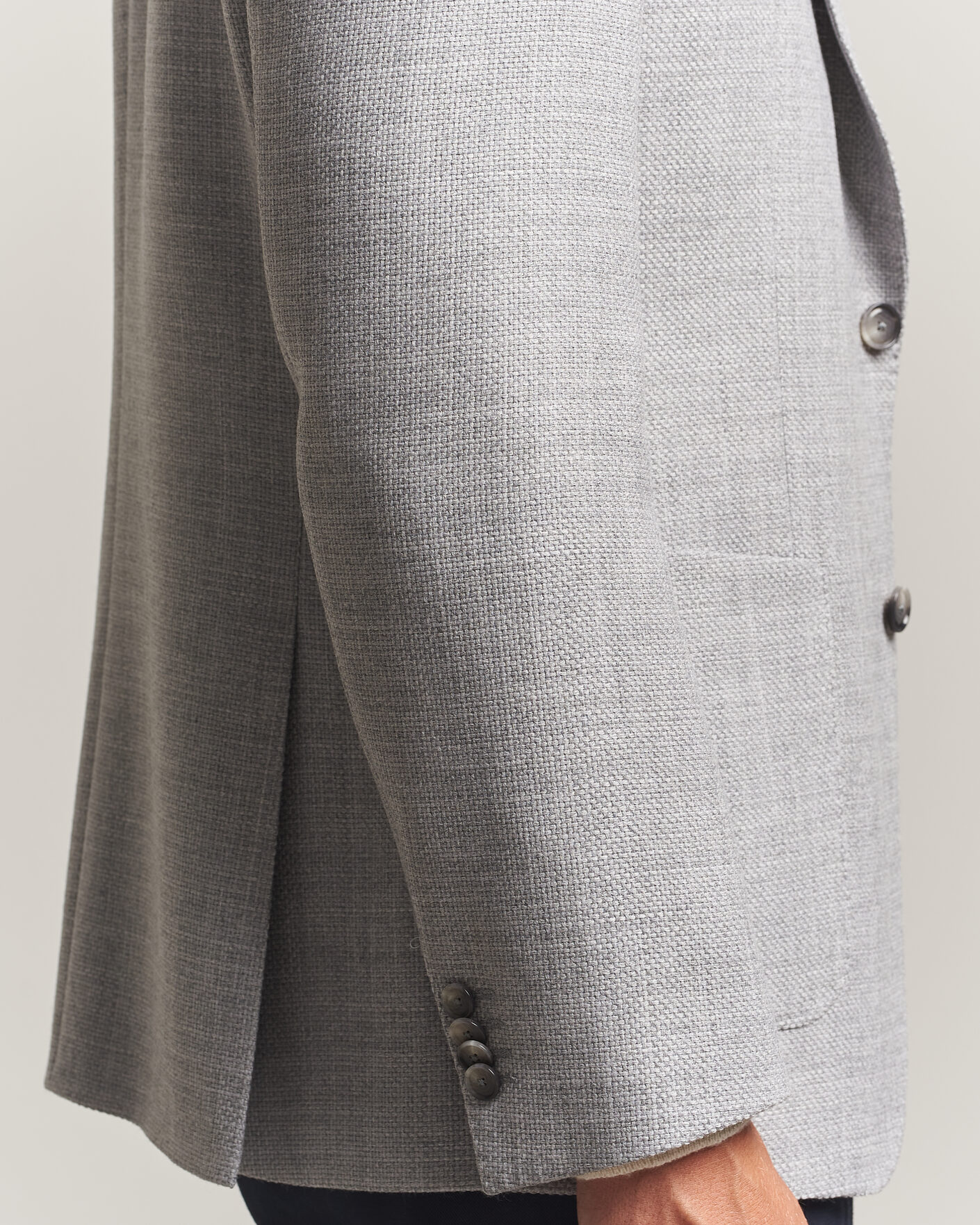 Homme | Blazers | BOSS BLACK | Hutson Wool Patch Pocket Blazer Light Grey