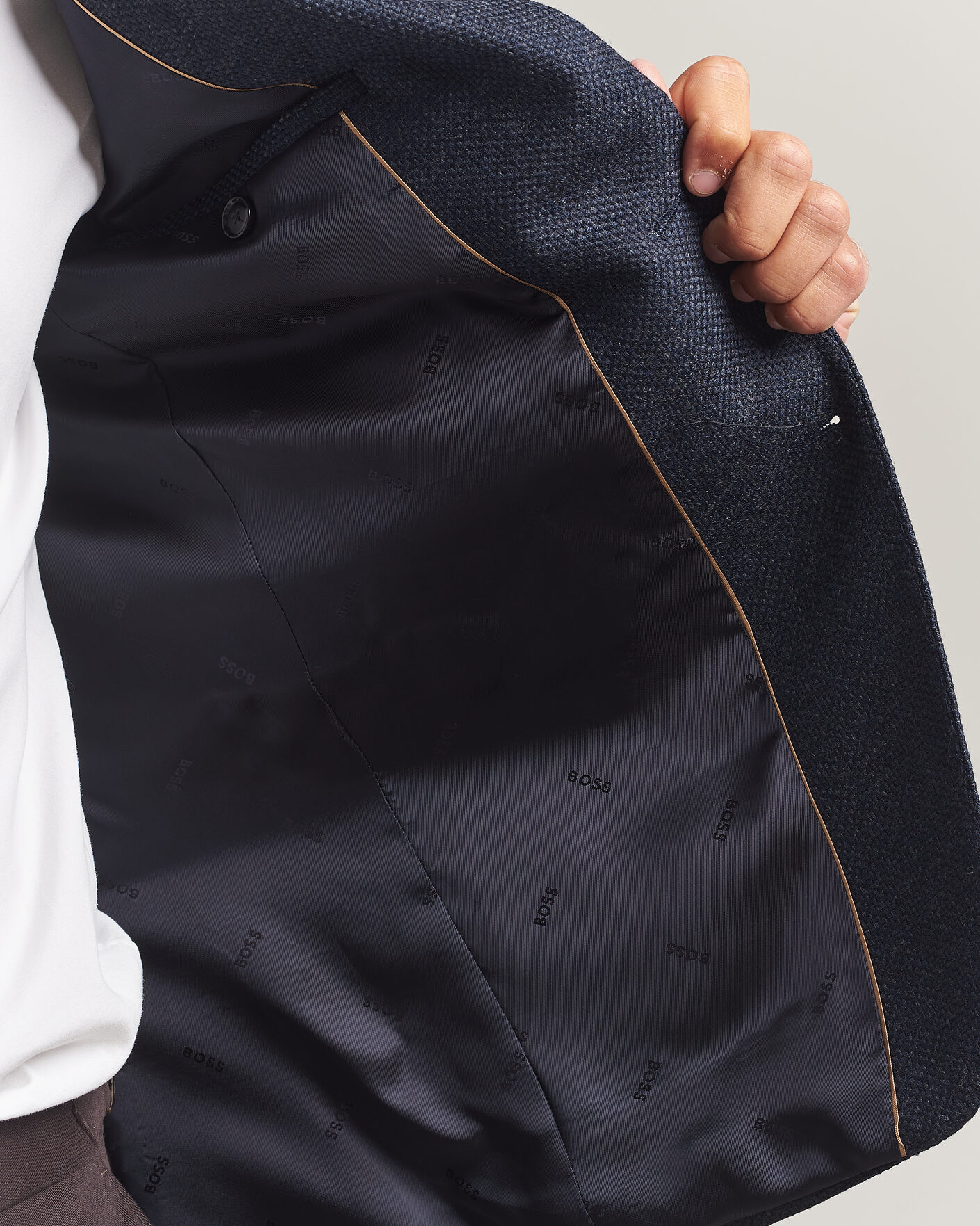 Homme | Blazers | BOSS BLACK | Hutson Wool Patch Pocket Blazer Dark Blue