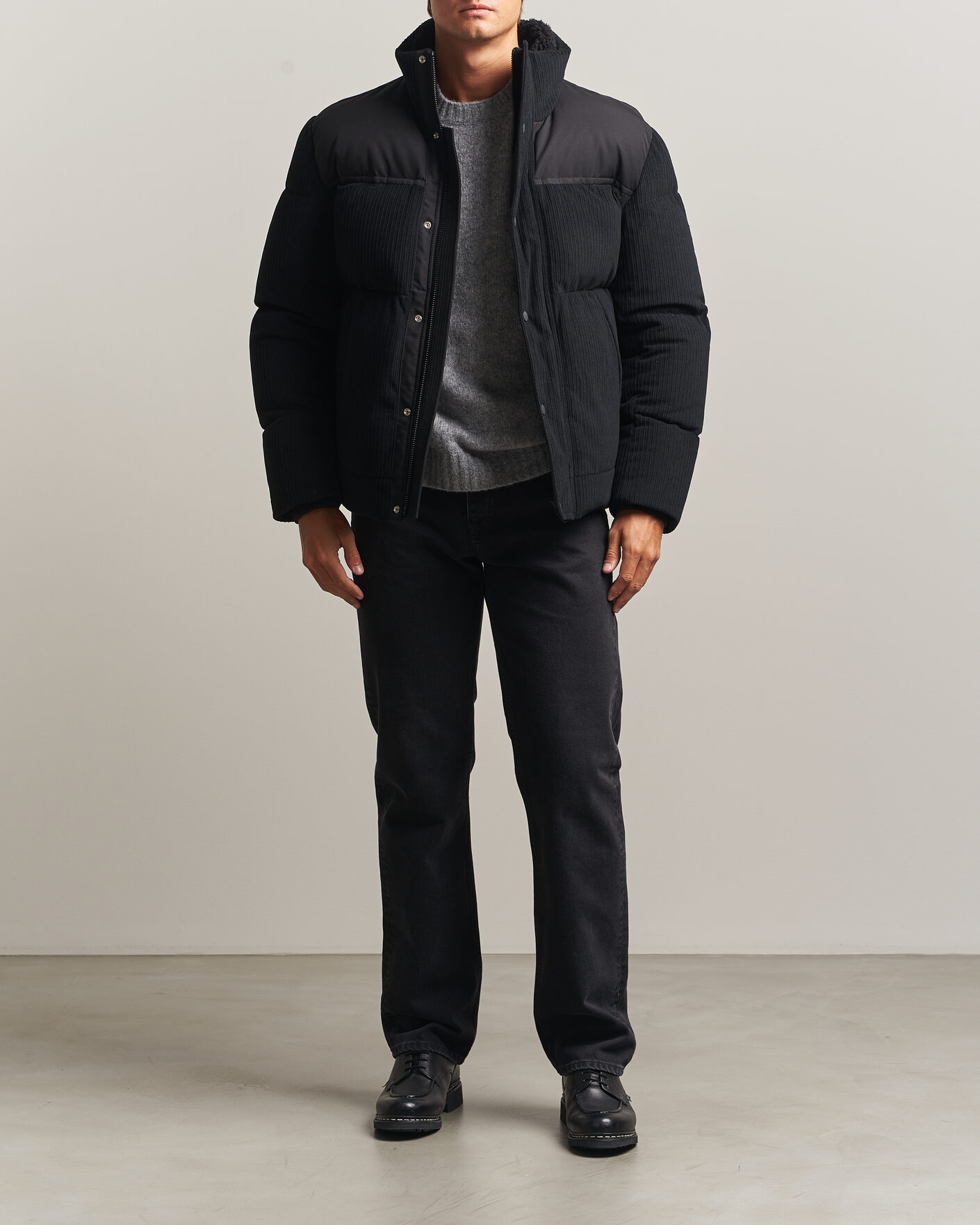 Homme | Manteaux Et Vestes | BOSS ORANGE | Ocord Corduroy Jacket Black