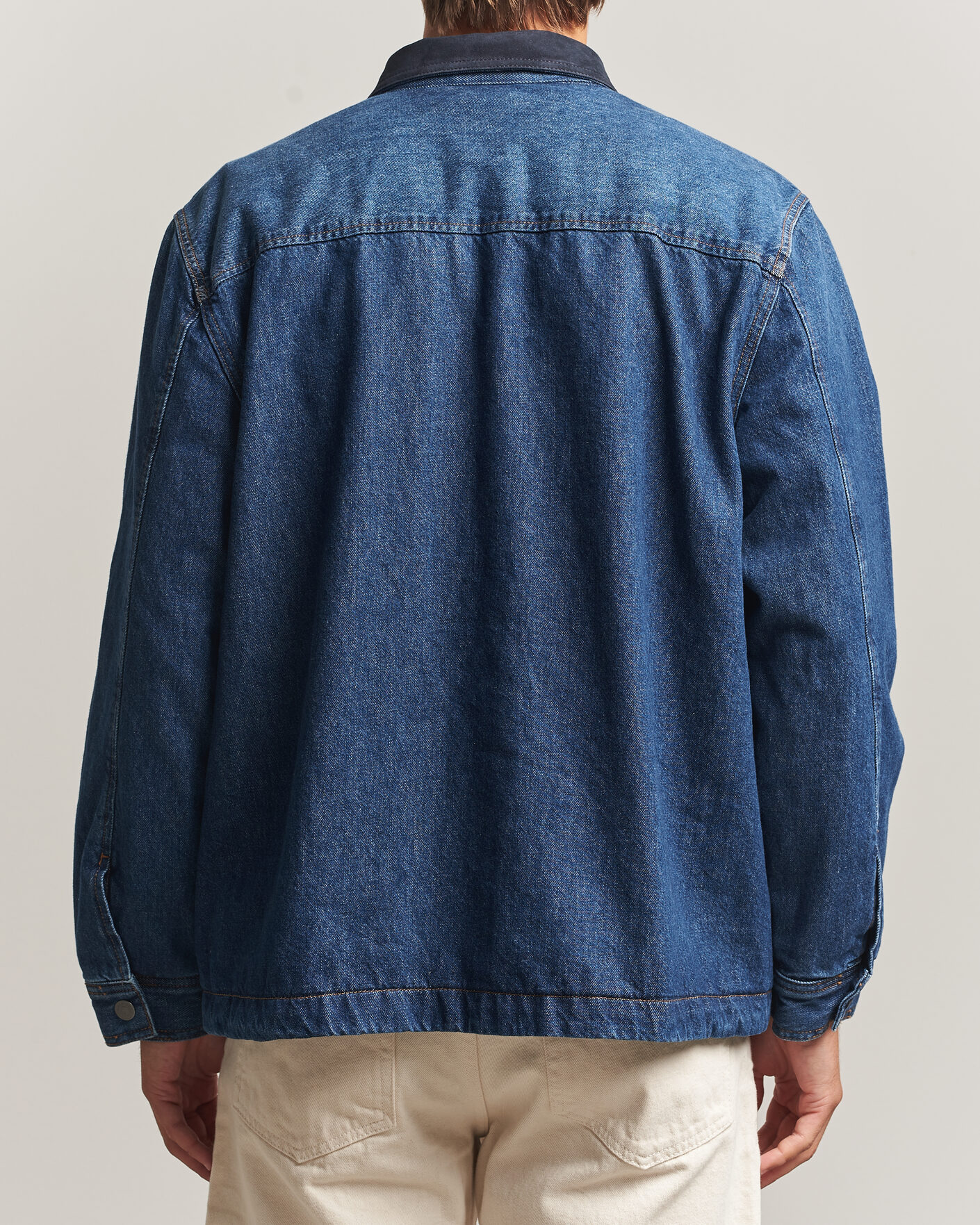 Homme | Chemises | BOSS ORANGE | Laredo Denim Overshirt Navy
