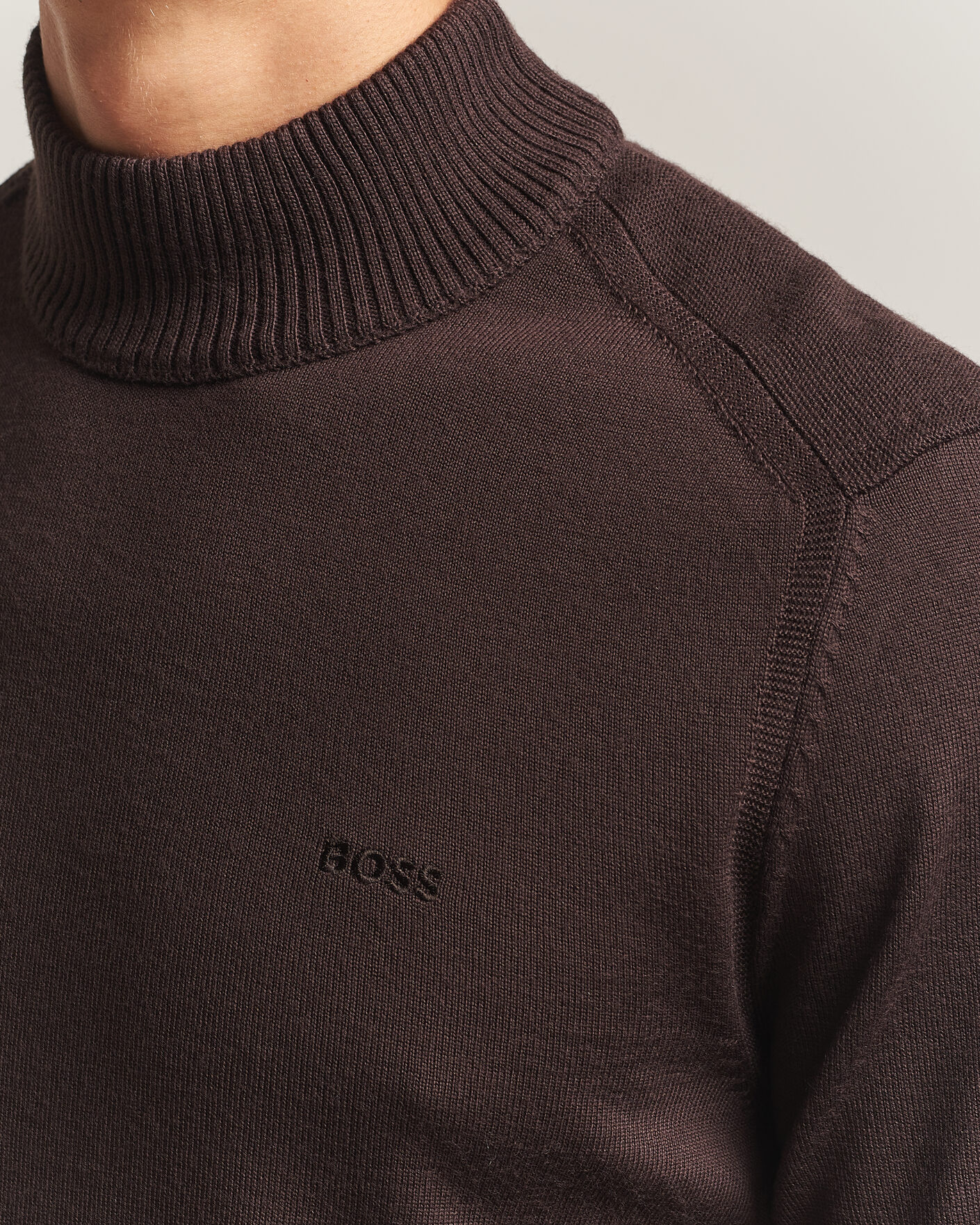 Homme | Pulls Et Tricots | BOSS ORANGE | Avac Knitted Turtleneck Dark Brown