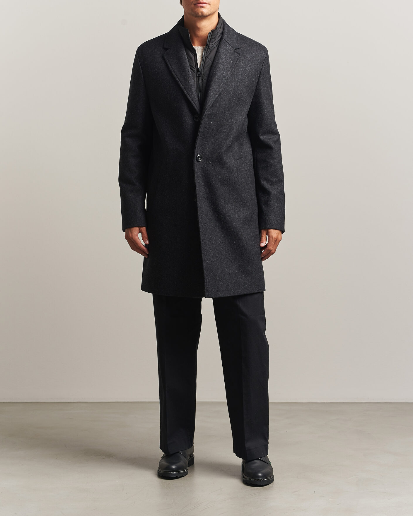 Homme | Manteaux Et Vestes | HUGO | Milogan Bib Coat Black