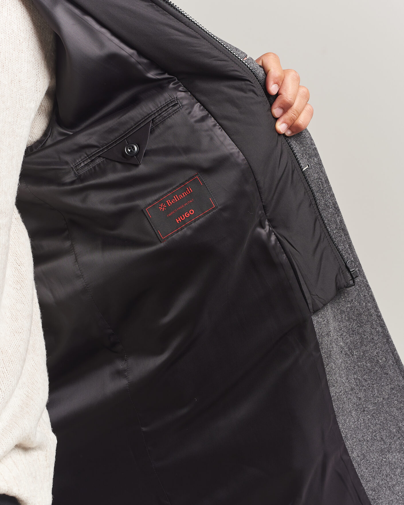 Homme | Manteaux Et Vestes | HUGO | Milogan Bib Coat Dark Grey