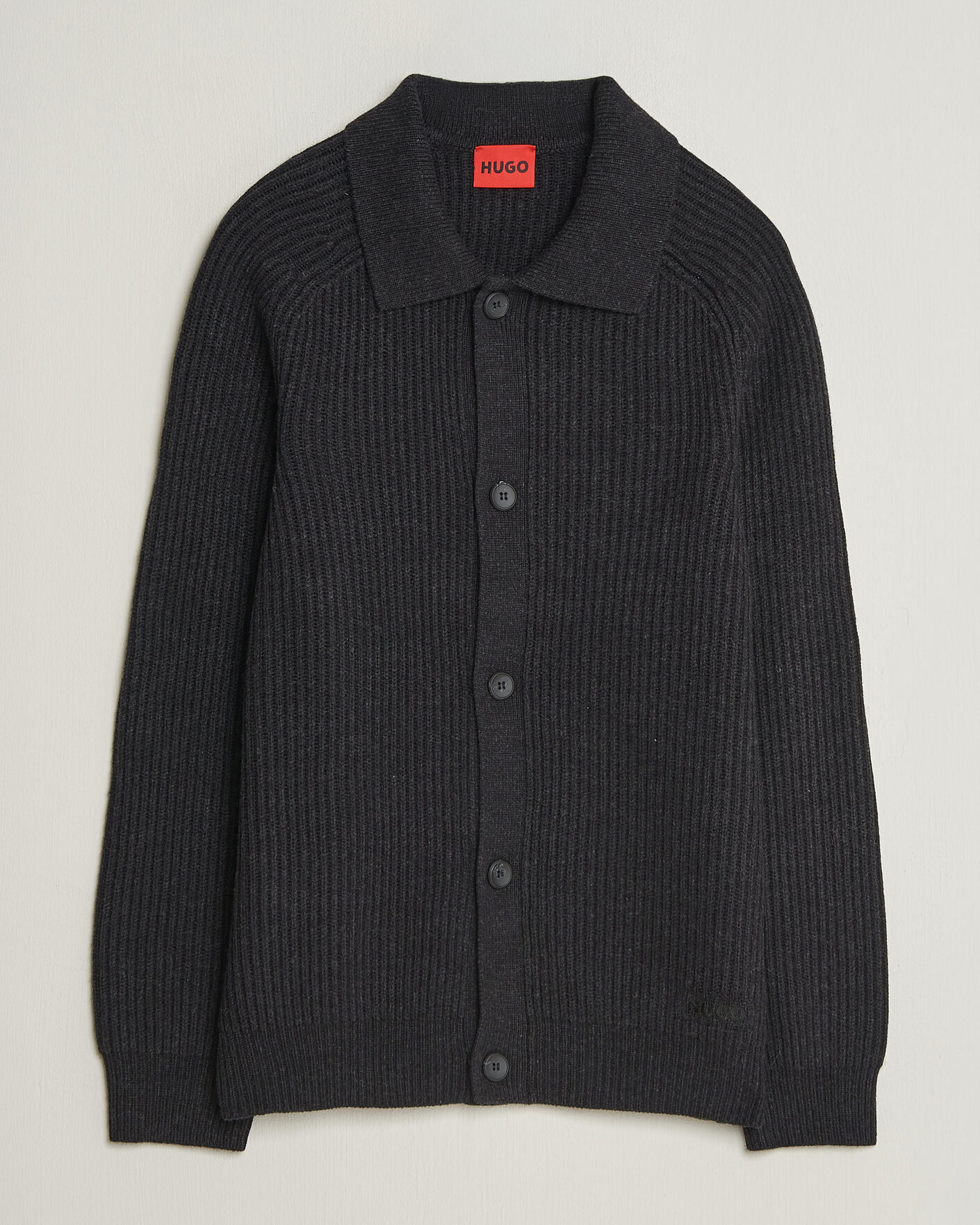 Homme | Pulls Et Tricots | HUGO | Sardeep Wool Knitted Cardigan Black