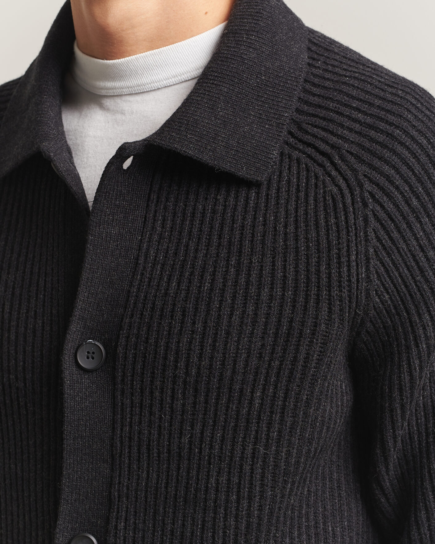 Homme | Pulls Et Tricots | HUGO | Sardeep Wool Knitted Cardigan Black