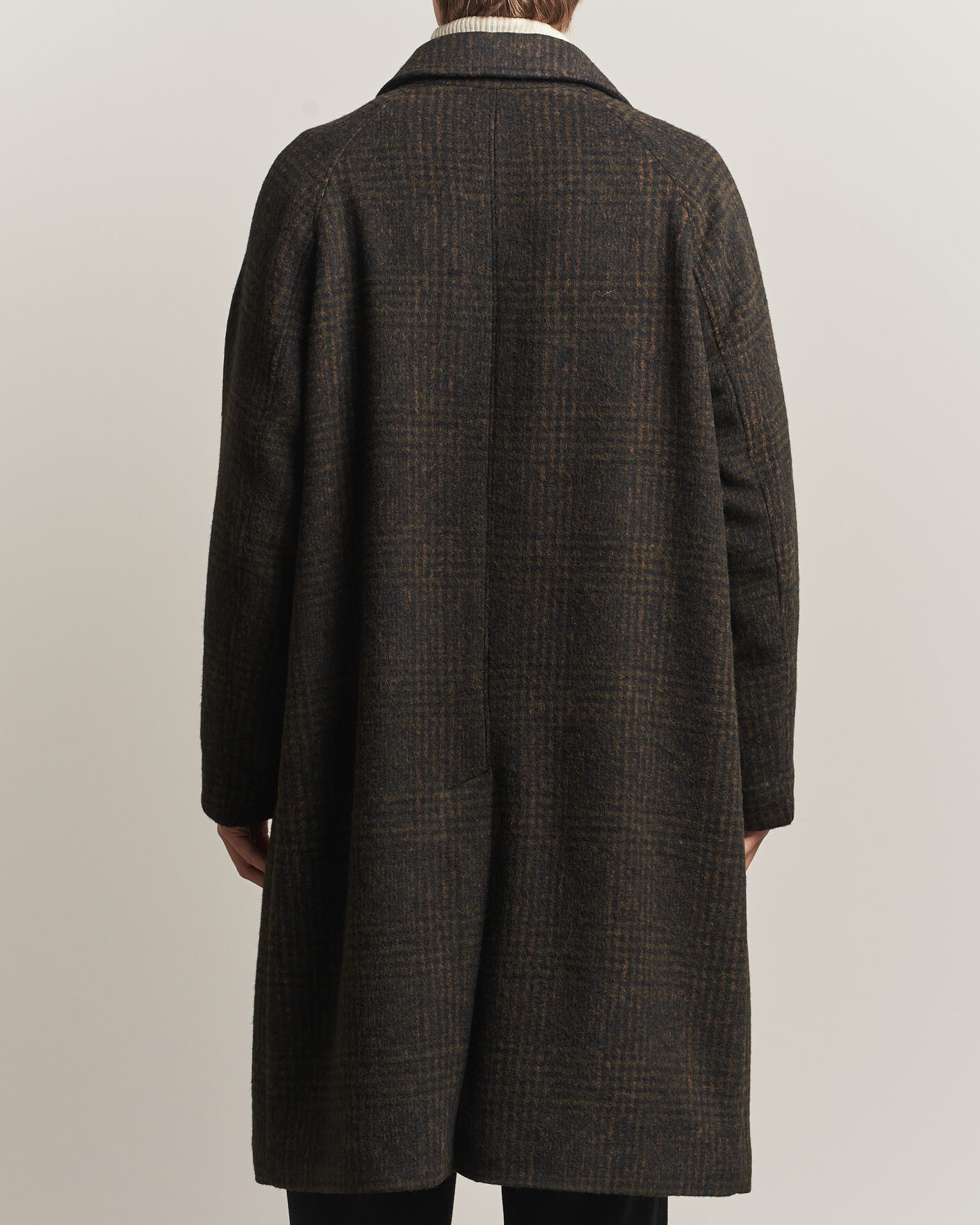 Homme | Manteaux Et Vestes | BOSS CAMEL | Cohn Wool Checked Coat Open Green