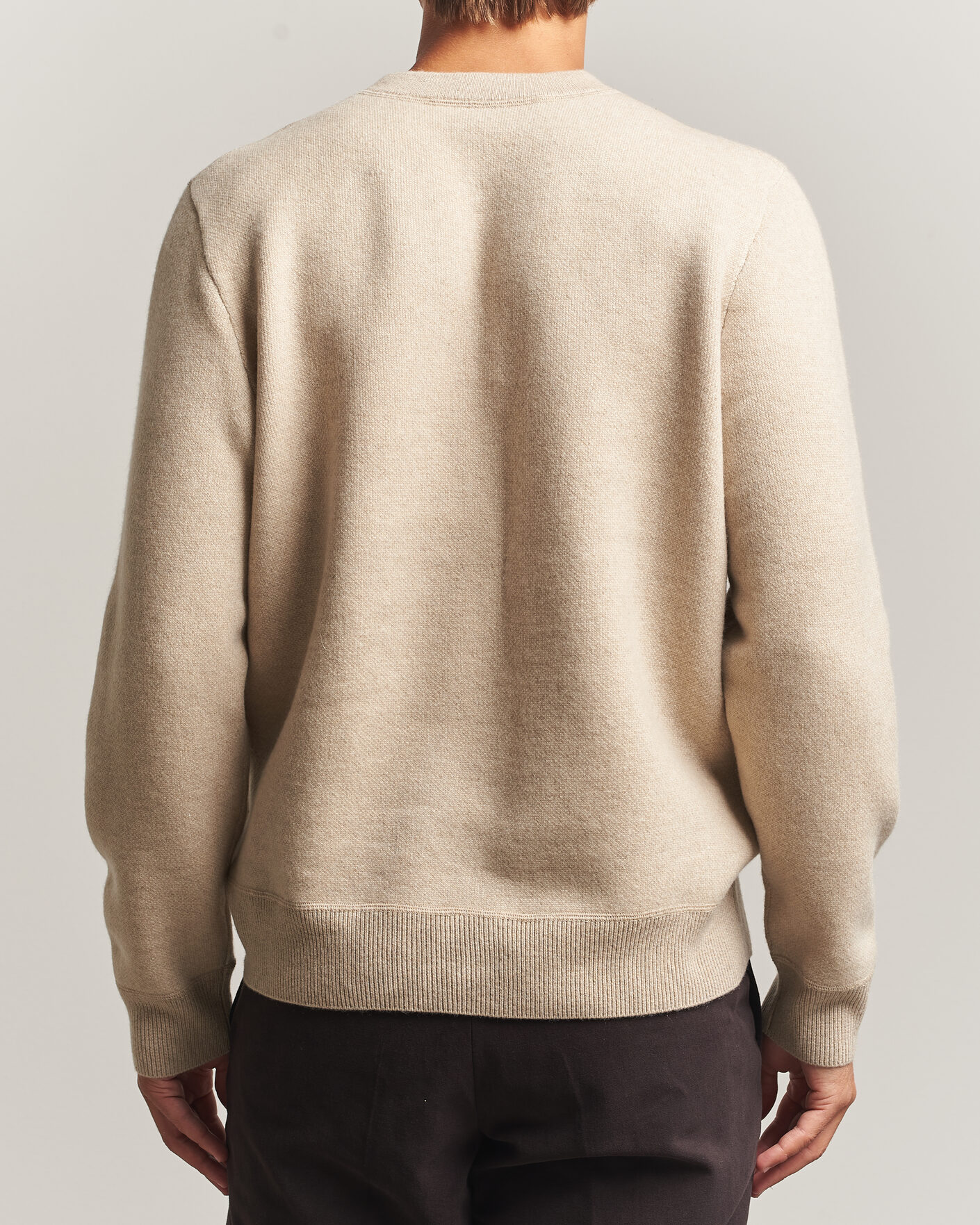 Homme | Pulls Et Tricots | BOSS CAMEL | Farrison Wool Knitted Sweater Light Beige