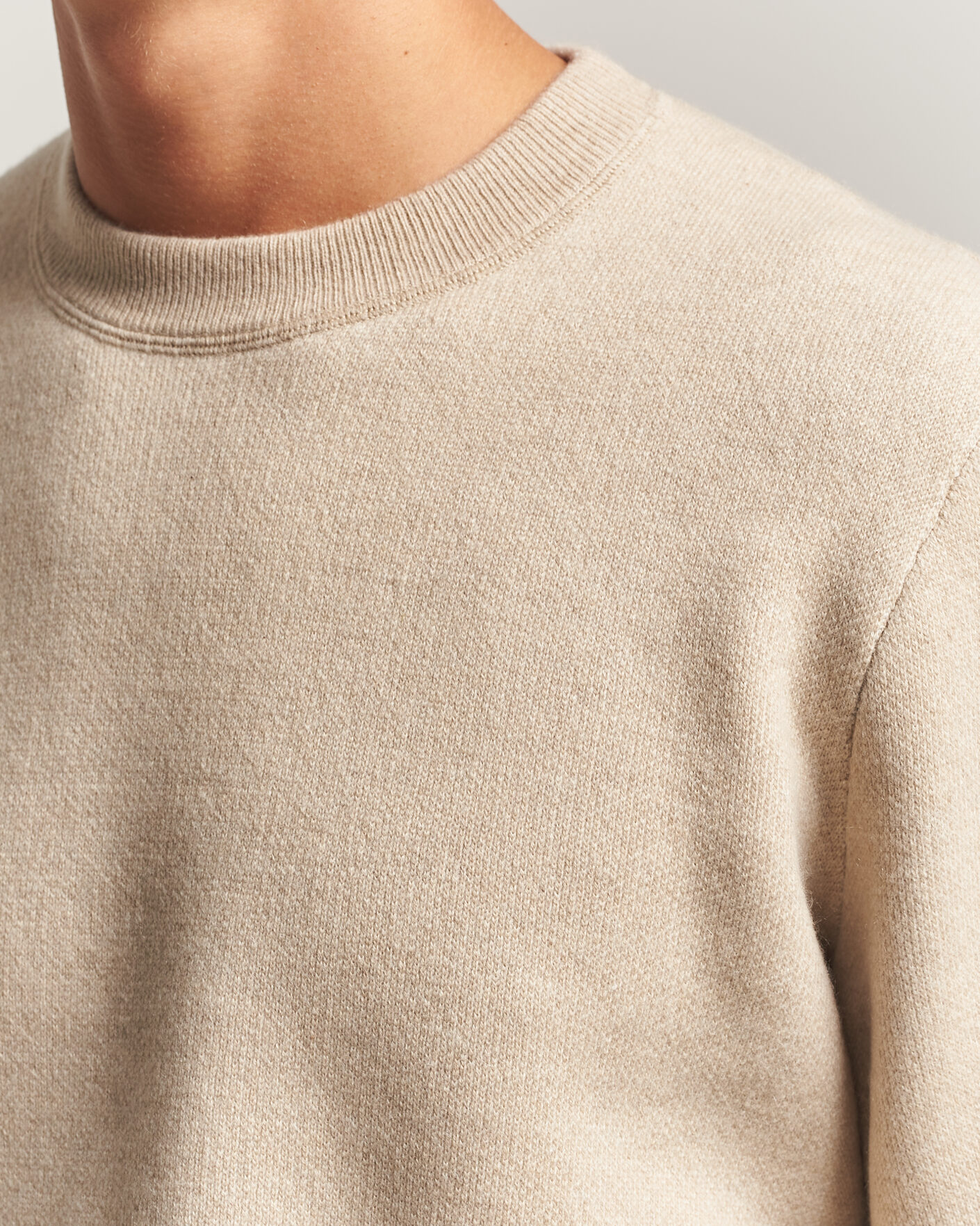Homme | Pulls Et Tricots | BOSS CAMEL | Farrison Wool Knitted Sweater Light Beige