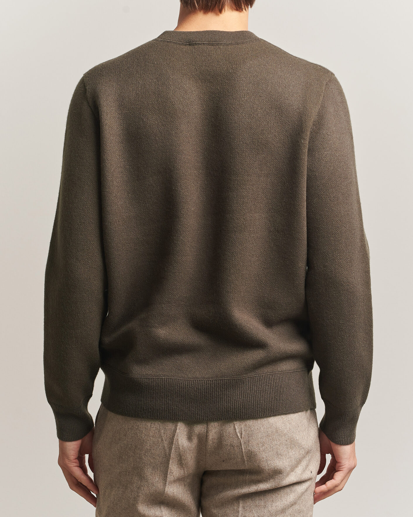 Homme | Pulls Et Tricots | BOSS CAMEL | Farrison Cashmere Knitted Sweater Open Green