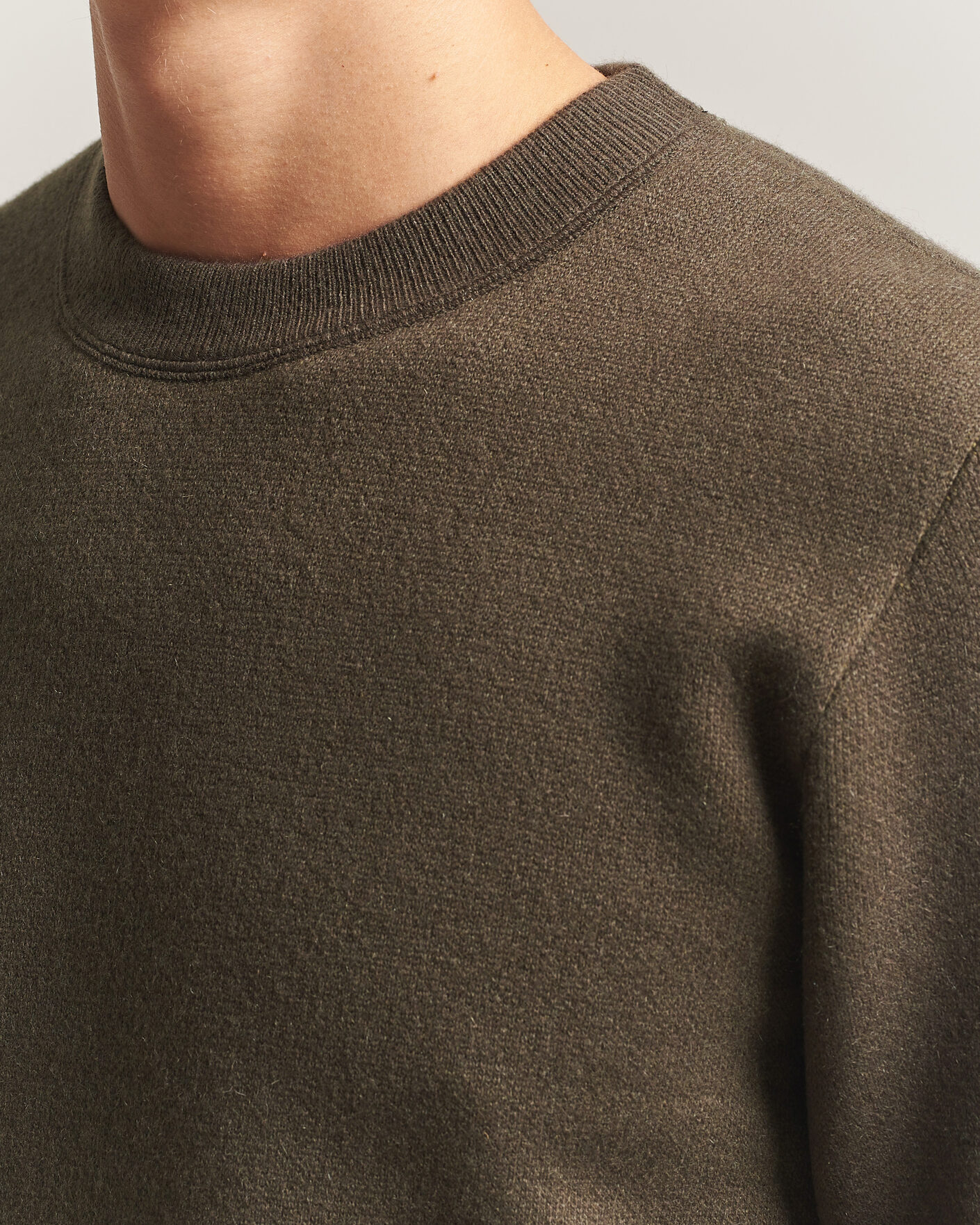 Homme | Pulls Et Tricots | BOSS CAMEL | Farrison Cashmere Knitted Sweater Open Green