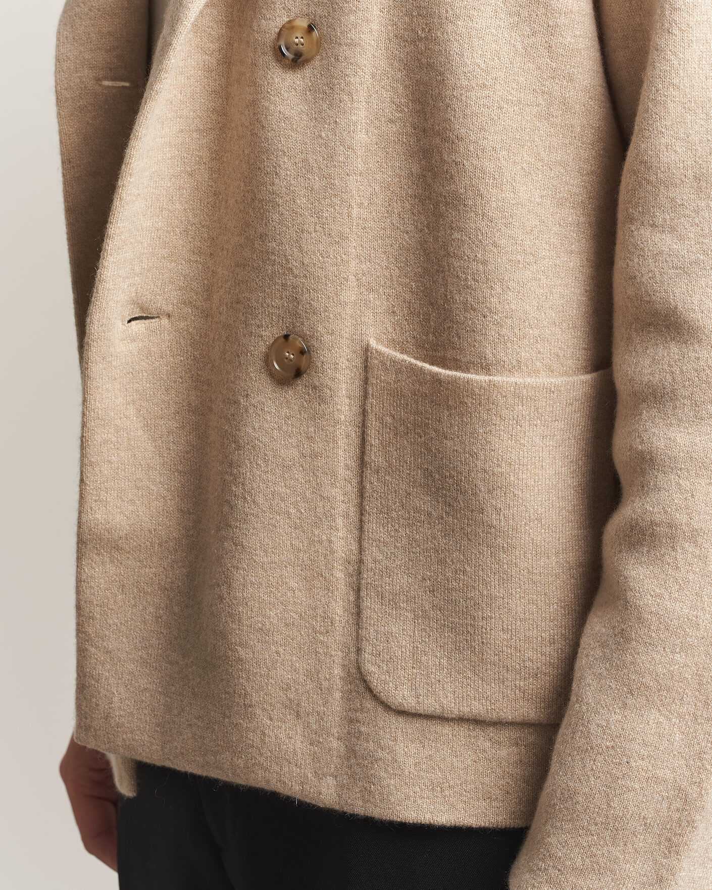 Homme | Pulls Et Tricots | BOSS CAMEL | Fenturo Wool Knitted Cardigan Light Beige