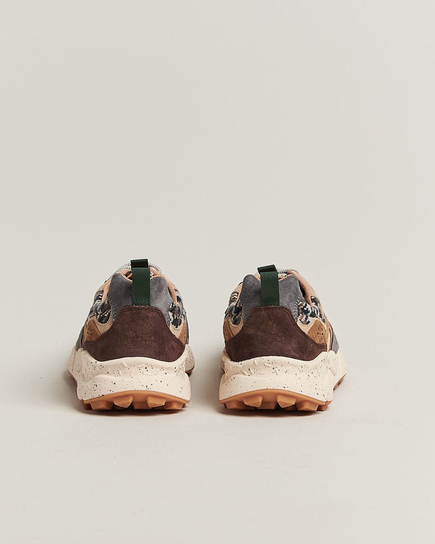 Homme | Baskets | Flower Mountain | Yamano 3 Suede/Houndstooth Sneaker Multi