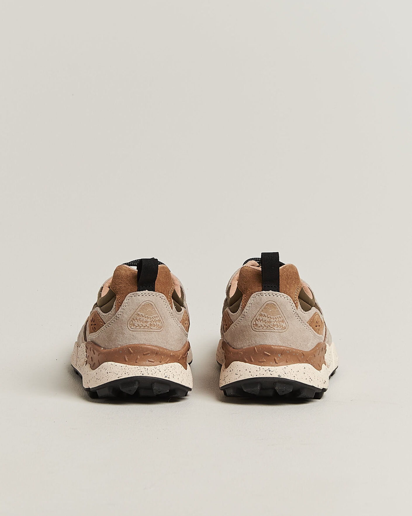 Homme | Baskets | Flower Mountain | Yamano 3 Suede/Nylon Sneaker Cream/Brown